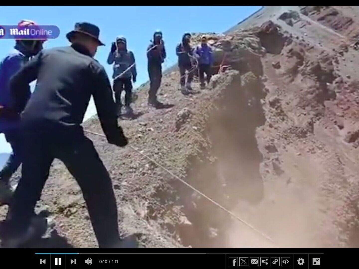 Irishman (31) thanks his rescuers after surviving 650ft volcano fall in ...