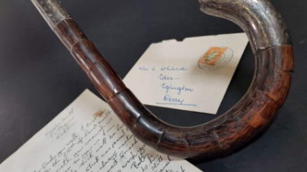 Michael Collins' walking cane and Nazi milk jug up for sale at ...