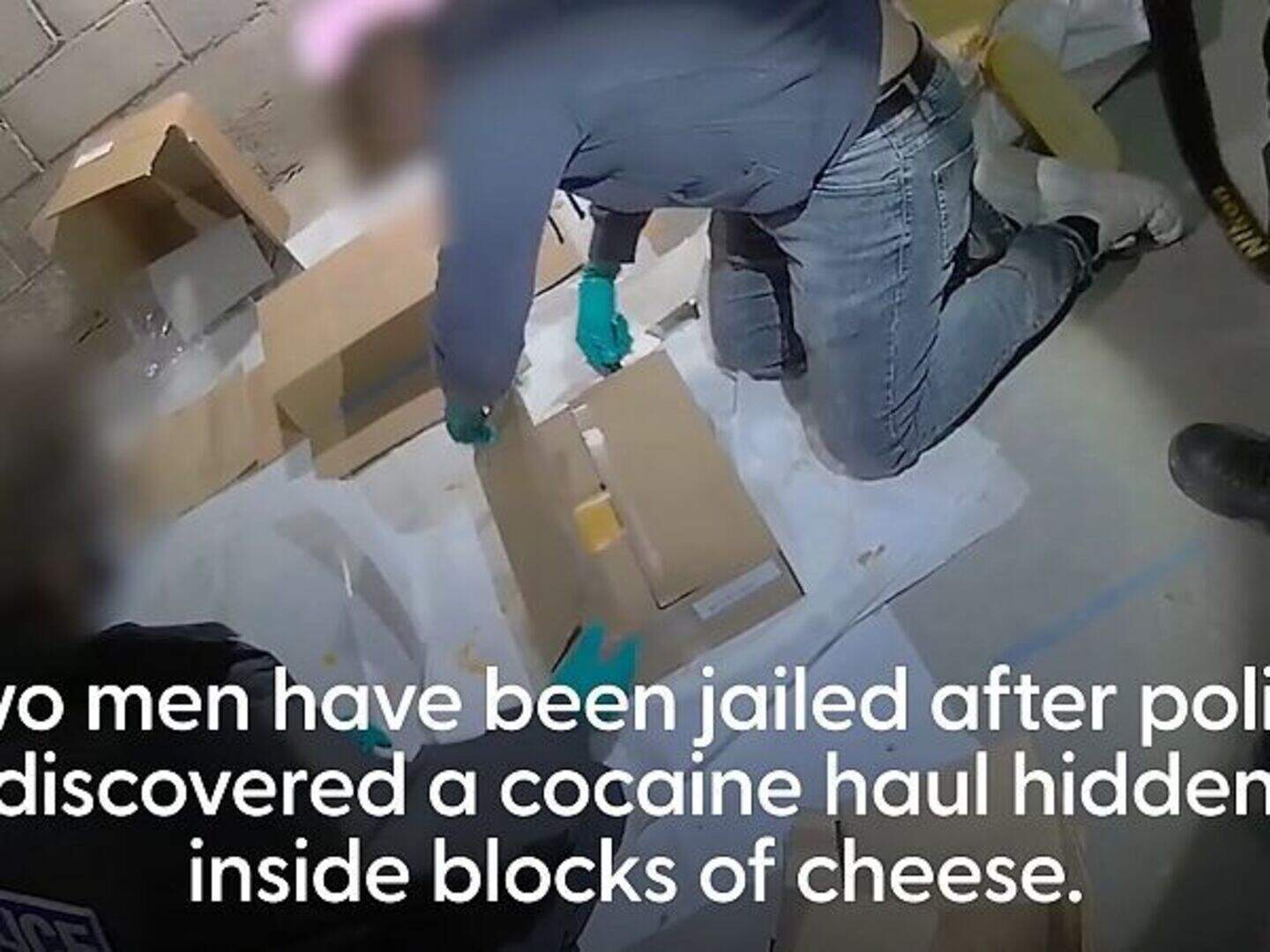 Two jailed after police raid uncovers cocaine hidden inside blocks of ...