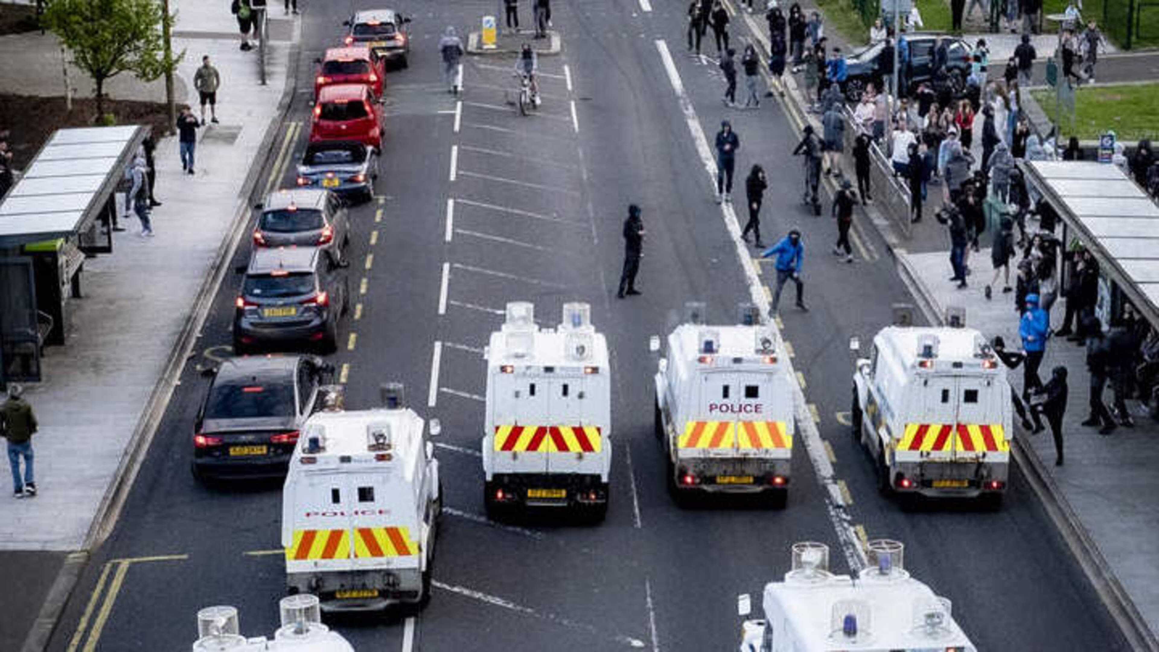Cops blasted as cars rampage in Belfast for drug dealer who died in Lough Neagh jetski tragedy
