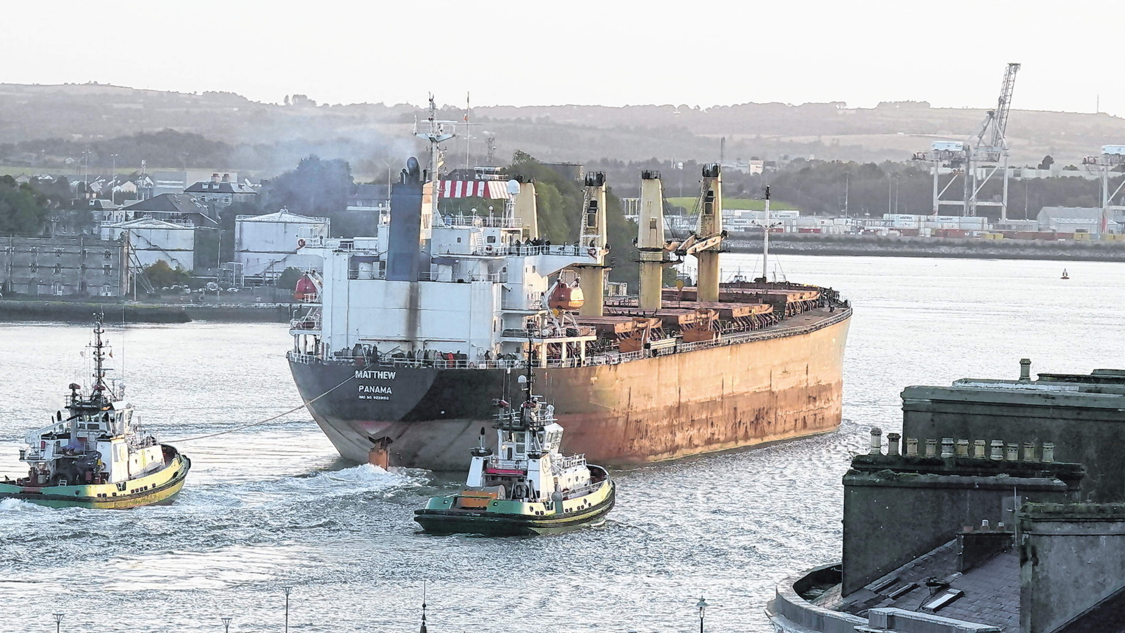 Cocaine mothership MV Matthew sold off for just one dollar after €157m drug bust