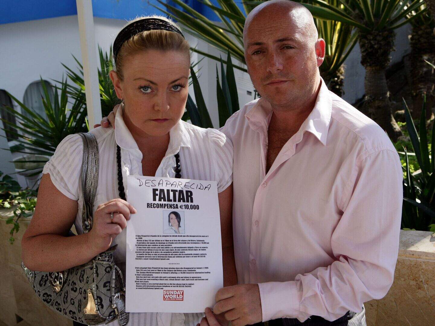 Amy Fitzpatrick: Missing girl's mum Audrey and partner Dave Mahon were ...