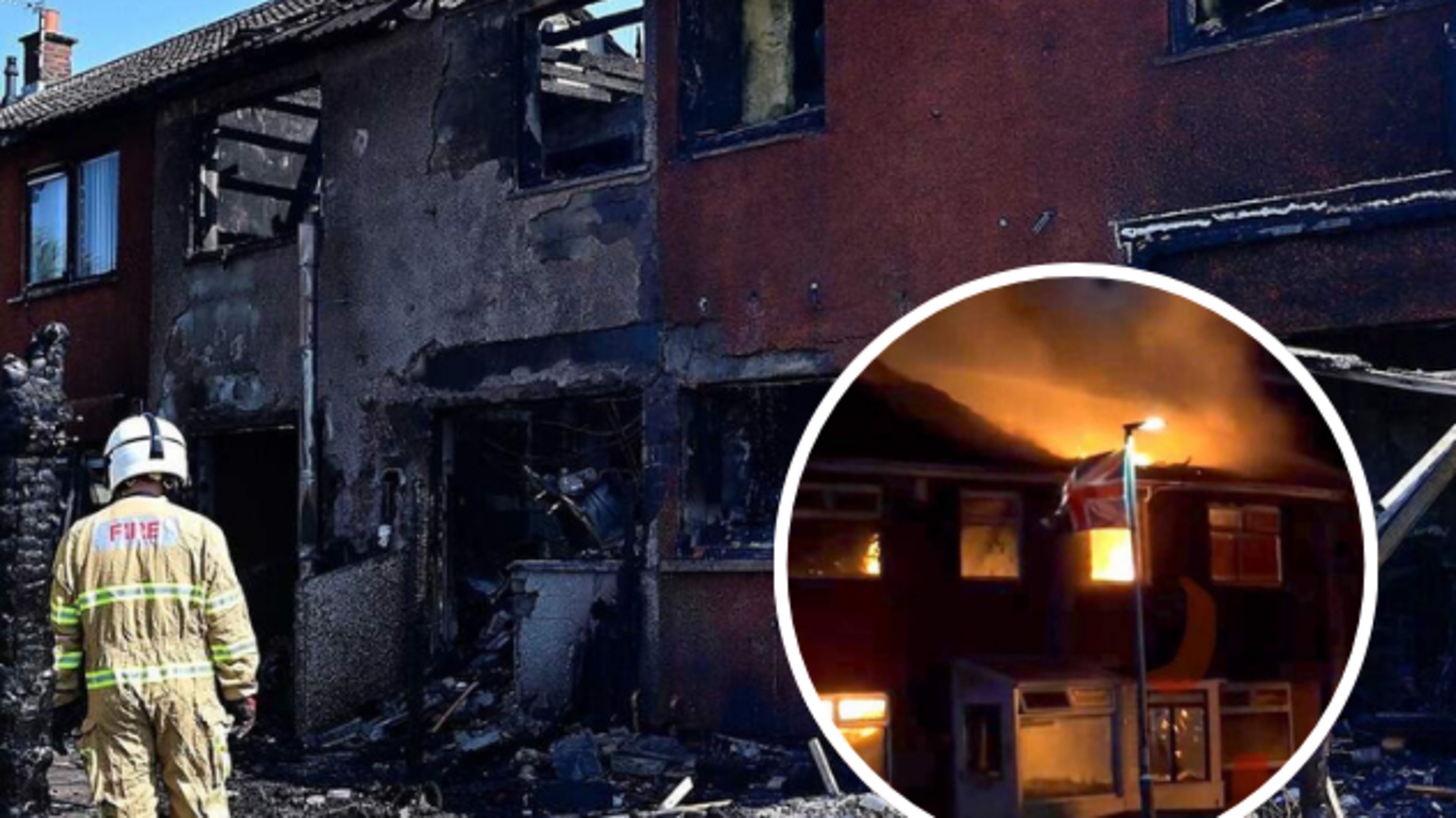 Homes destroyed in blaze near Eleventh night bonfire as firefighters receive 303 emergency calls
