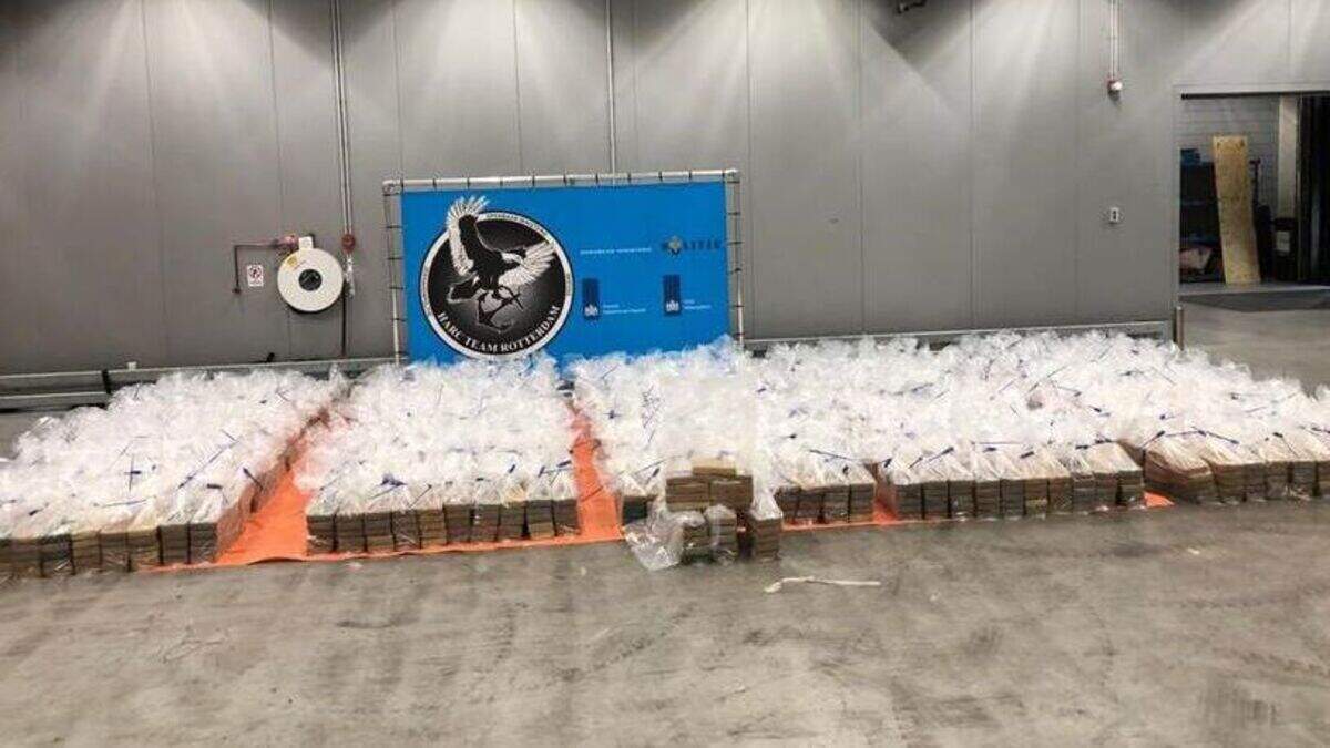 Staggering €5 billion cocaine seized at Dutch port of Rotterdam during ...