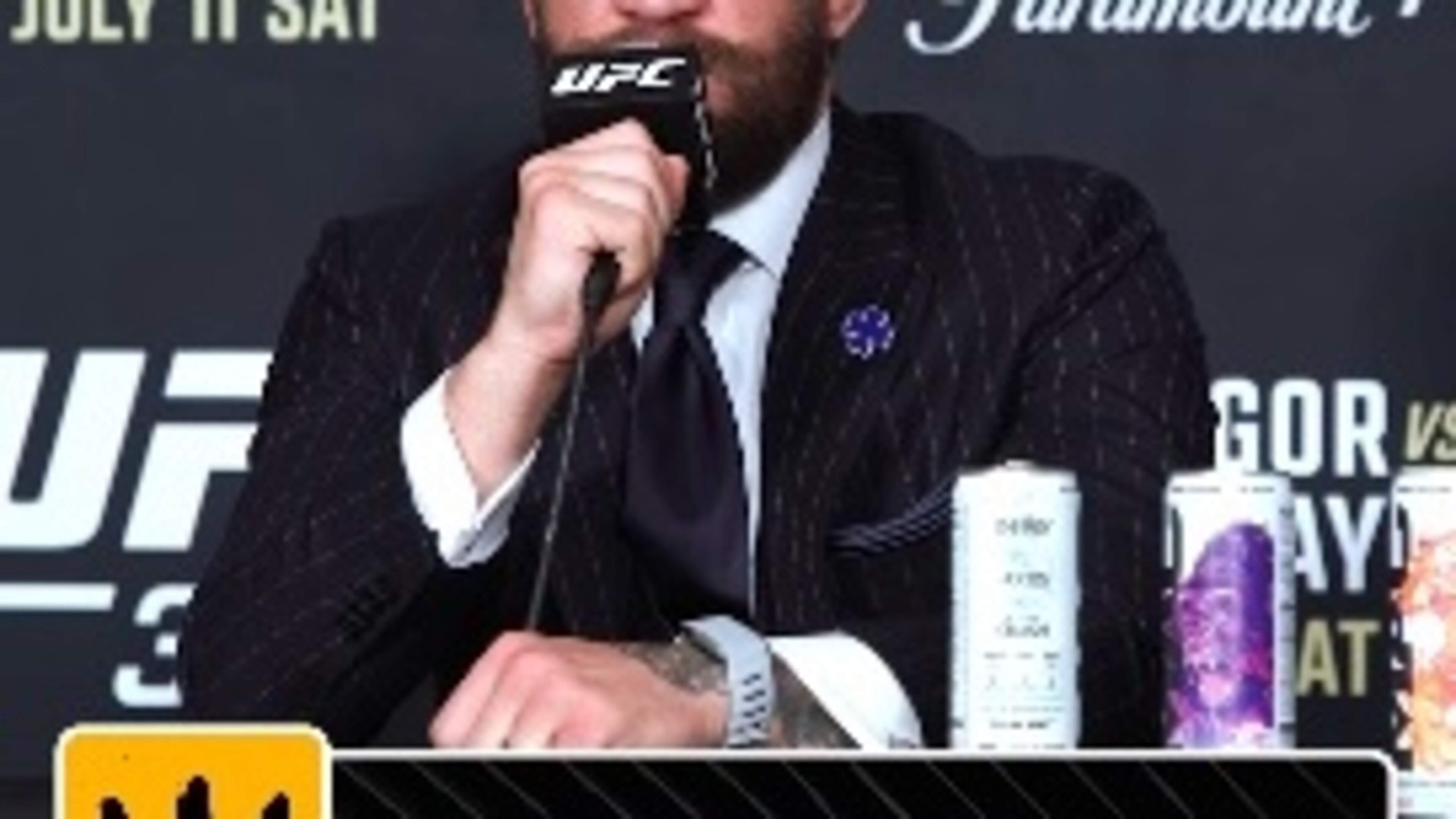 Conor McGregor says he ‘trusts God’ as he’s quizzed about civil rape case by US press