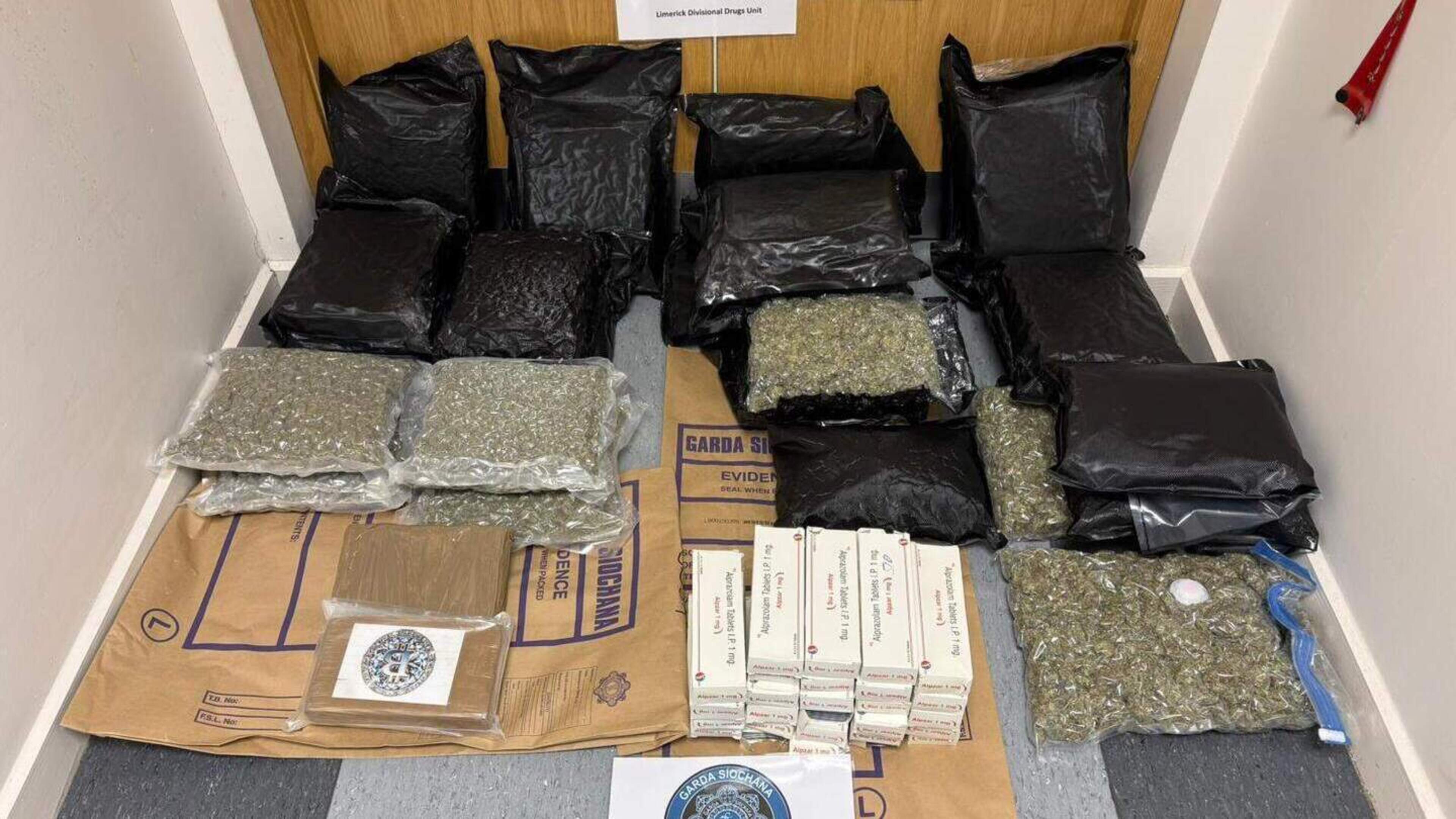 Man (30s) charged following seizure of drugs worth €643k in Limerick raid due in court