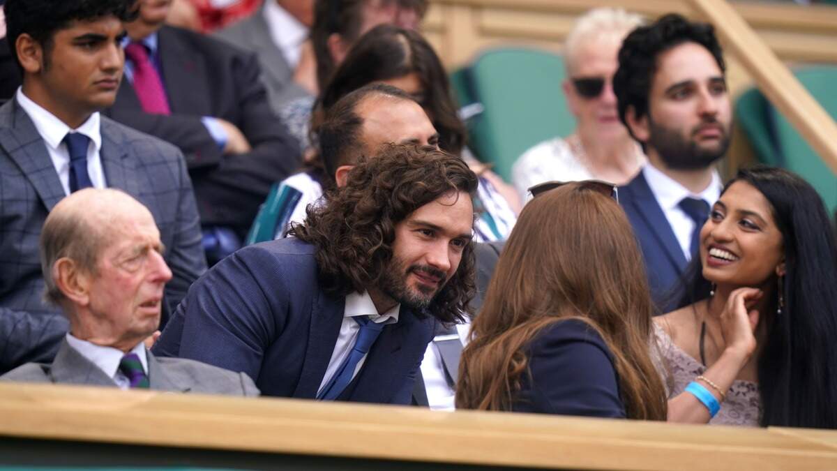 Fitness gurus Joe Wicks and Mr Motivator pictured in Wimbledon Royal ...