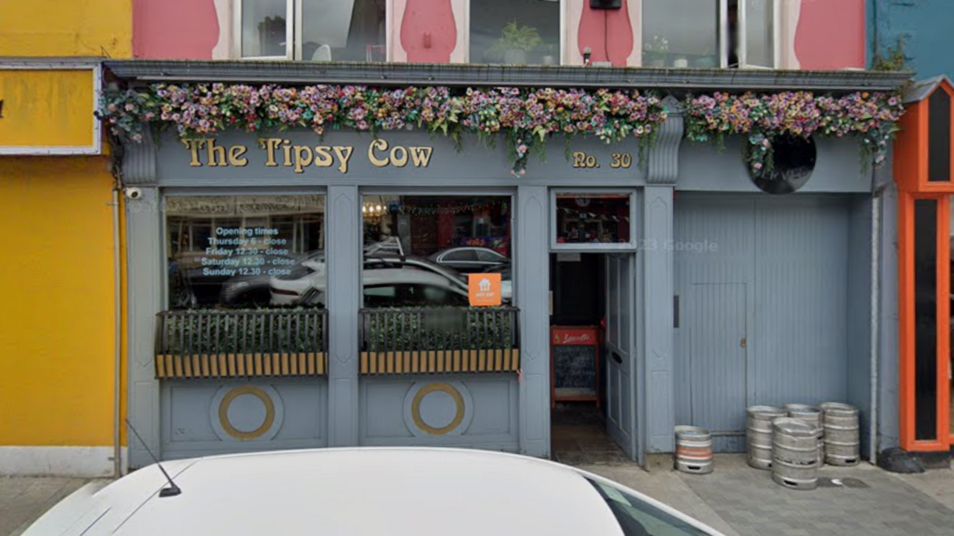 Three men attacked barman after he poured their pints down the sink