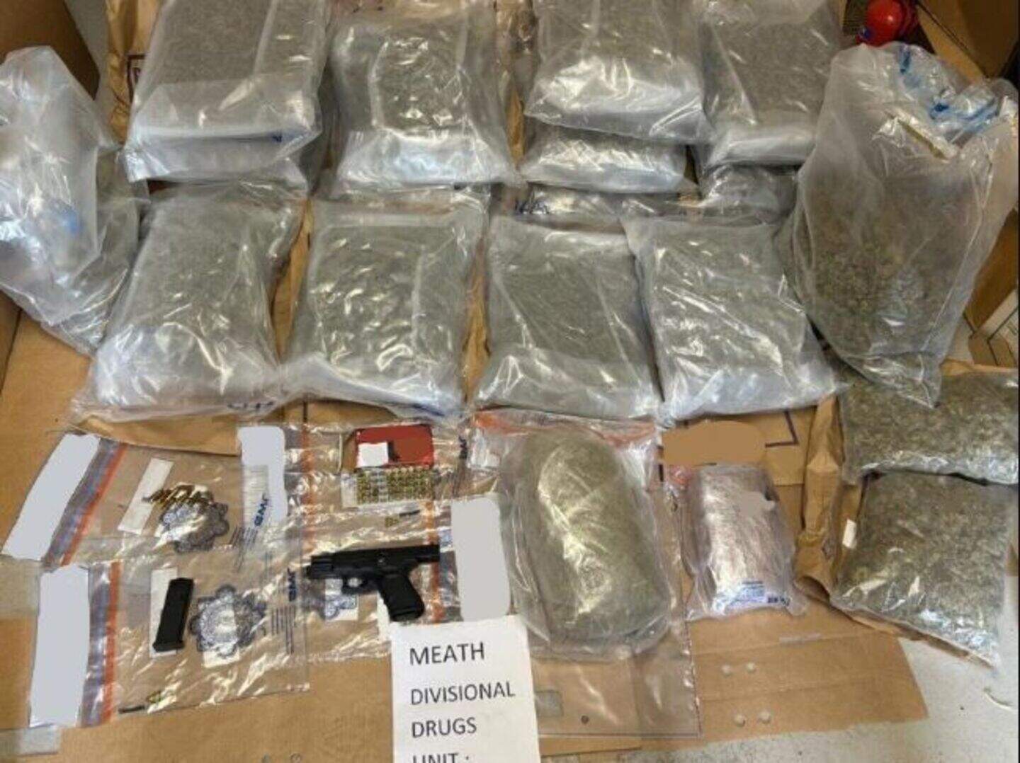 Drugs worth €700k, semi-automatic gun and ammunition seized in ...