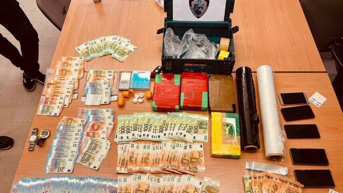 Baby found in huge pile of cocaine as officers raid house after routine ...