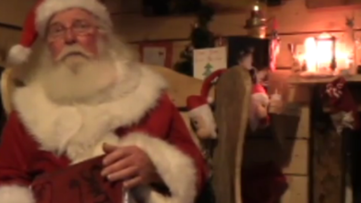 Santa Claus reveals secrets about presents, elves and reindeer as he ...