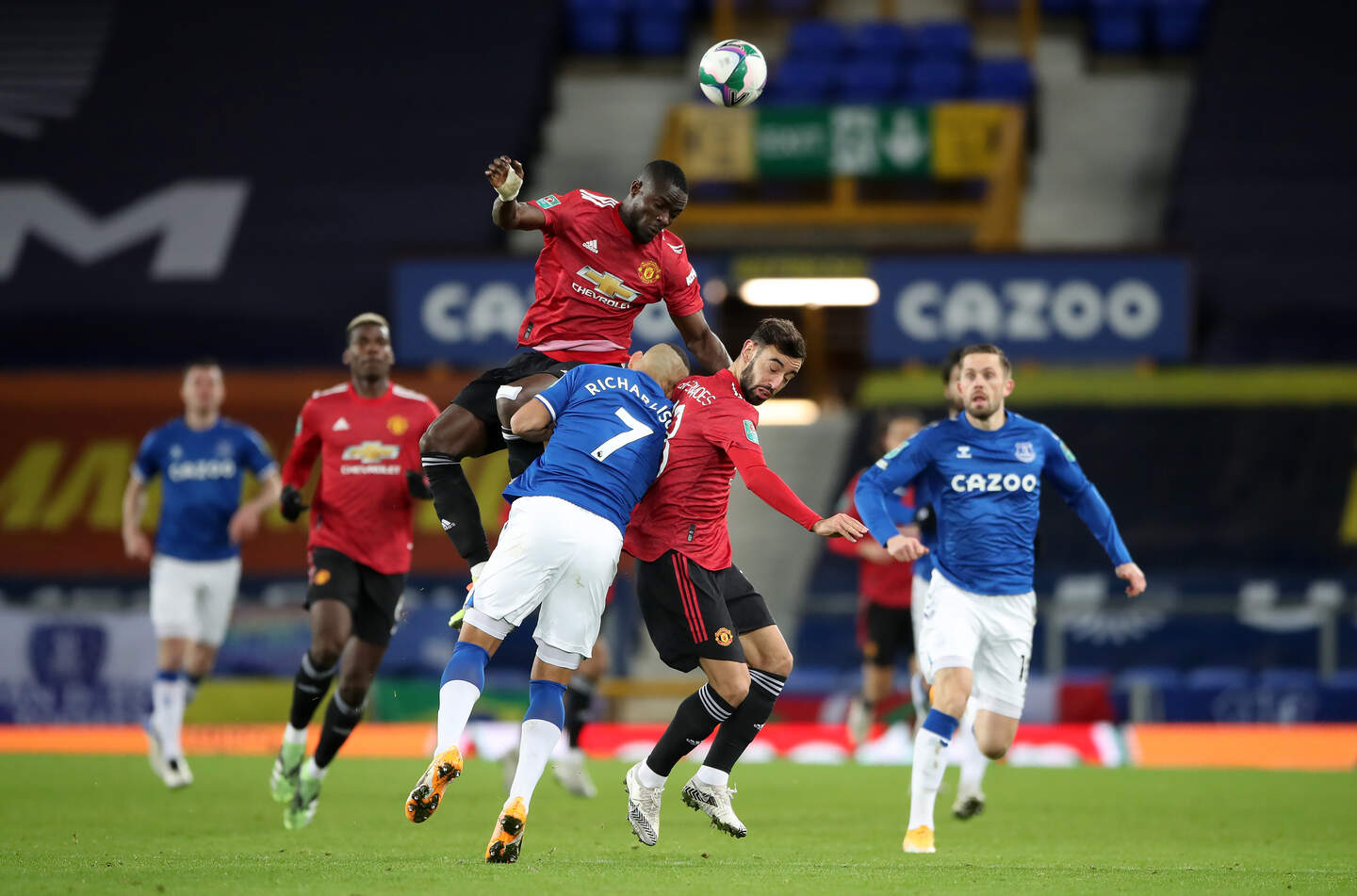 No bad blood between Richarlison and Eric Bailly after Goodison Park ...