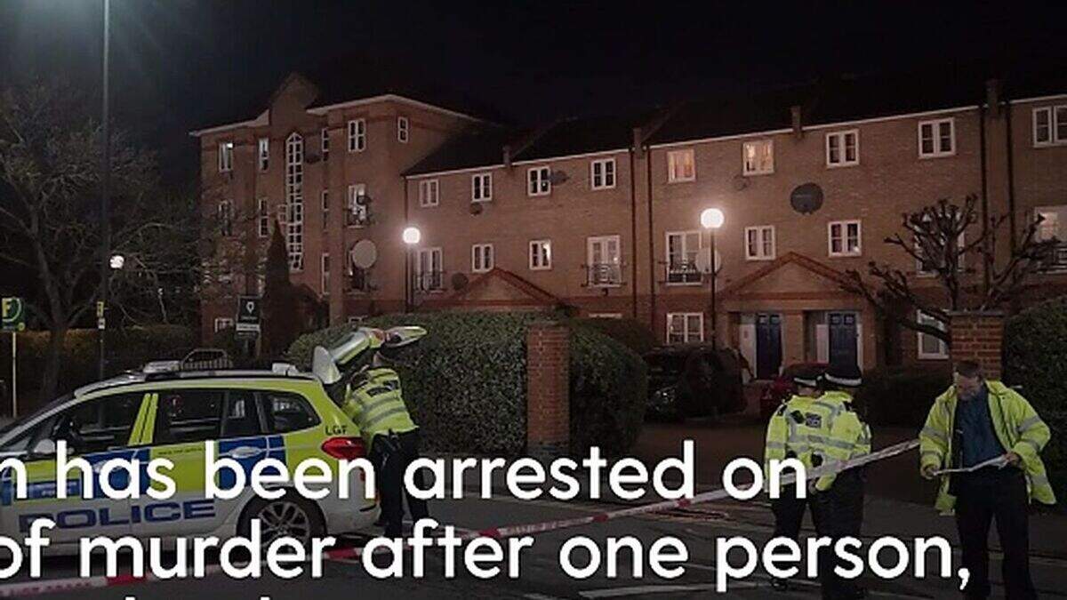 Man arrested on suspicion of murder after fire at flats in east London ...