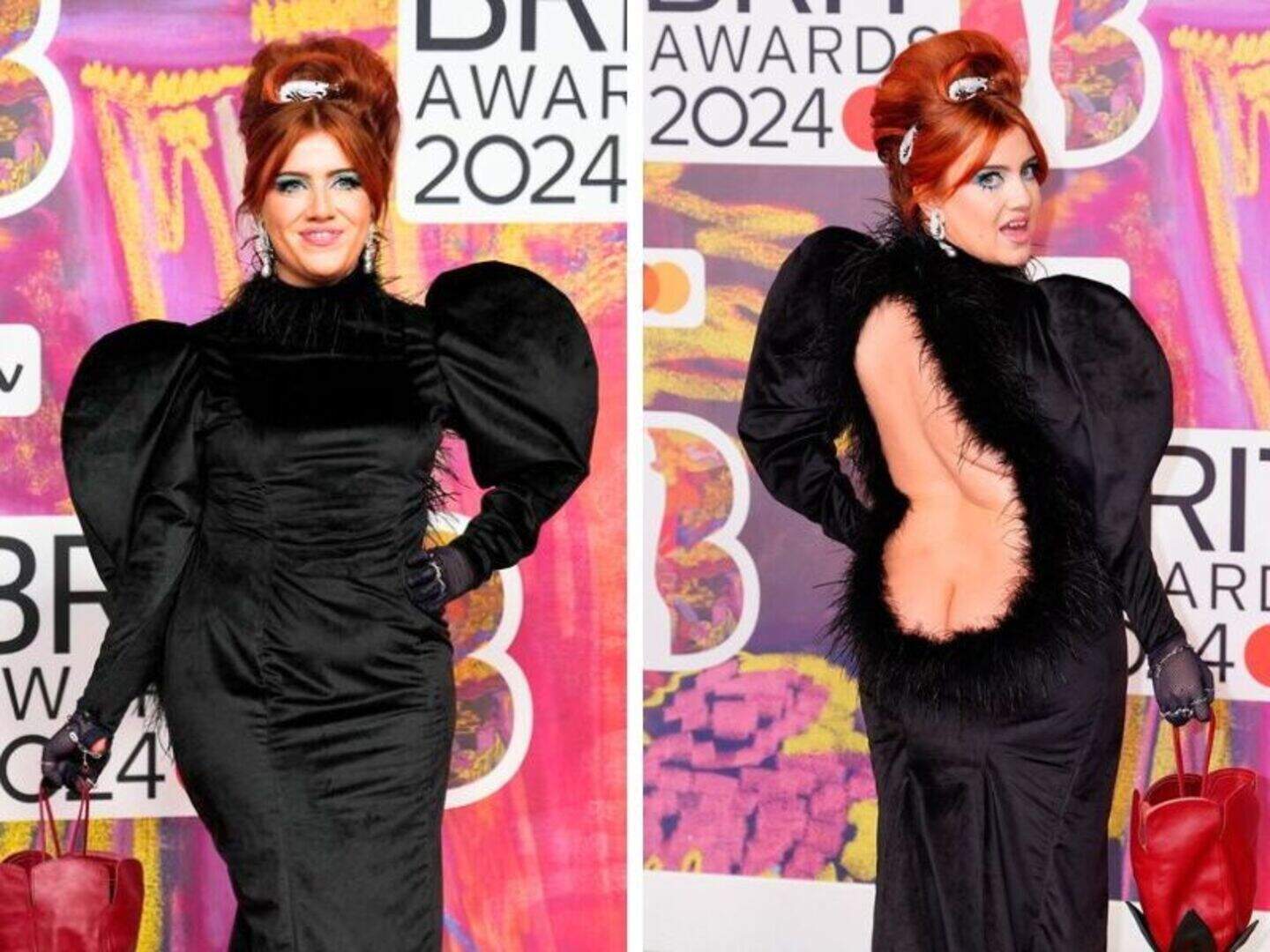 Irish singer CMAT shocks Brit Awards 2024 with cheeky little black ...