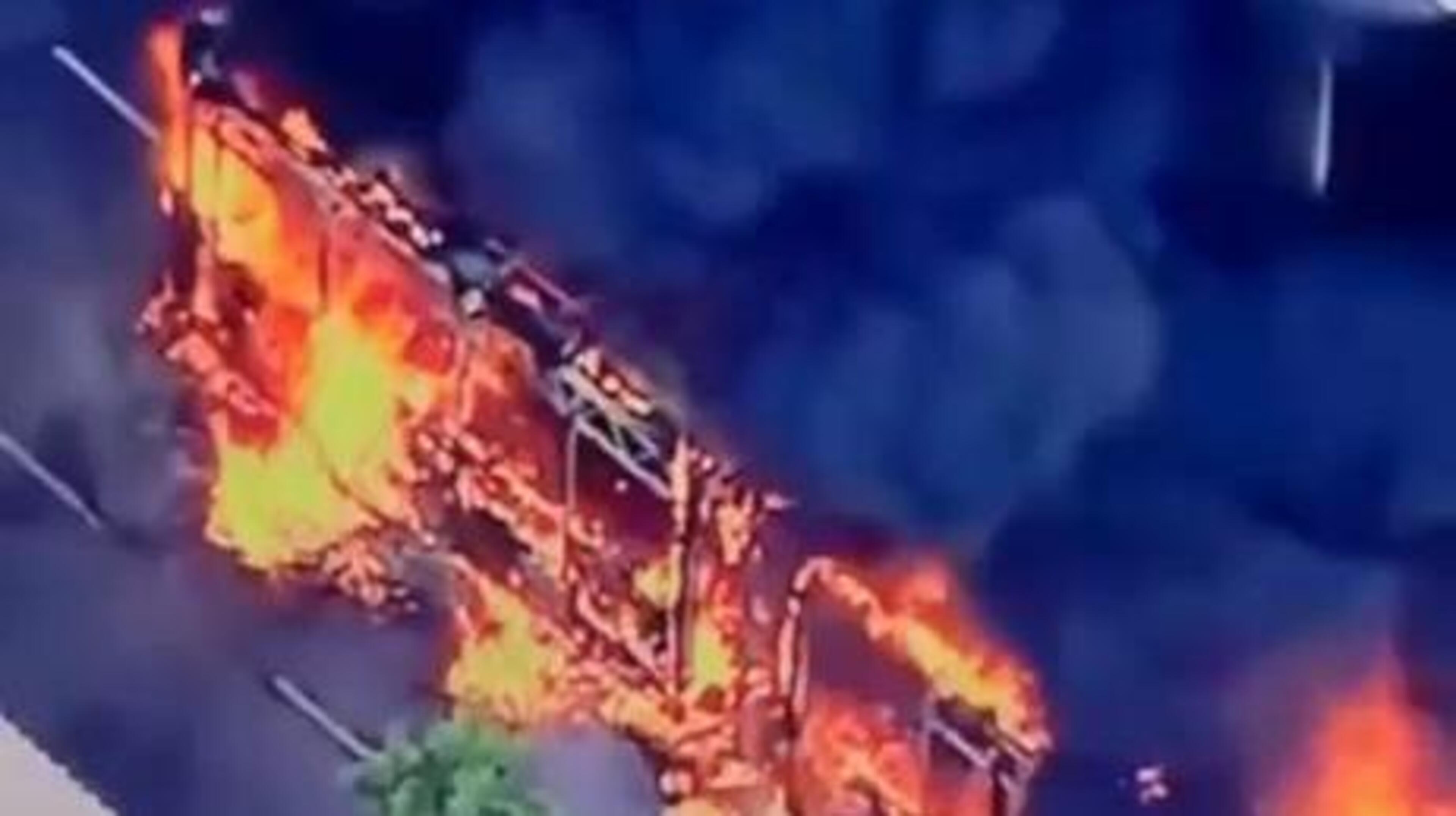 Homes burned out and multiple vehicles set on fire as gangs swarm streets on rampage in Belfast