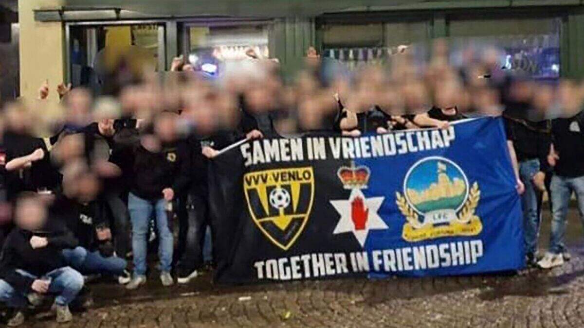 Linfield hooligans team up with Dutch soccer thugs to cause League-Cup ...