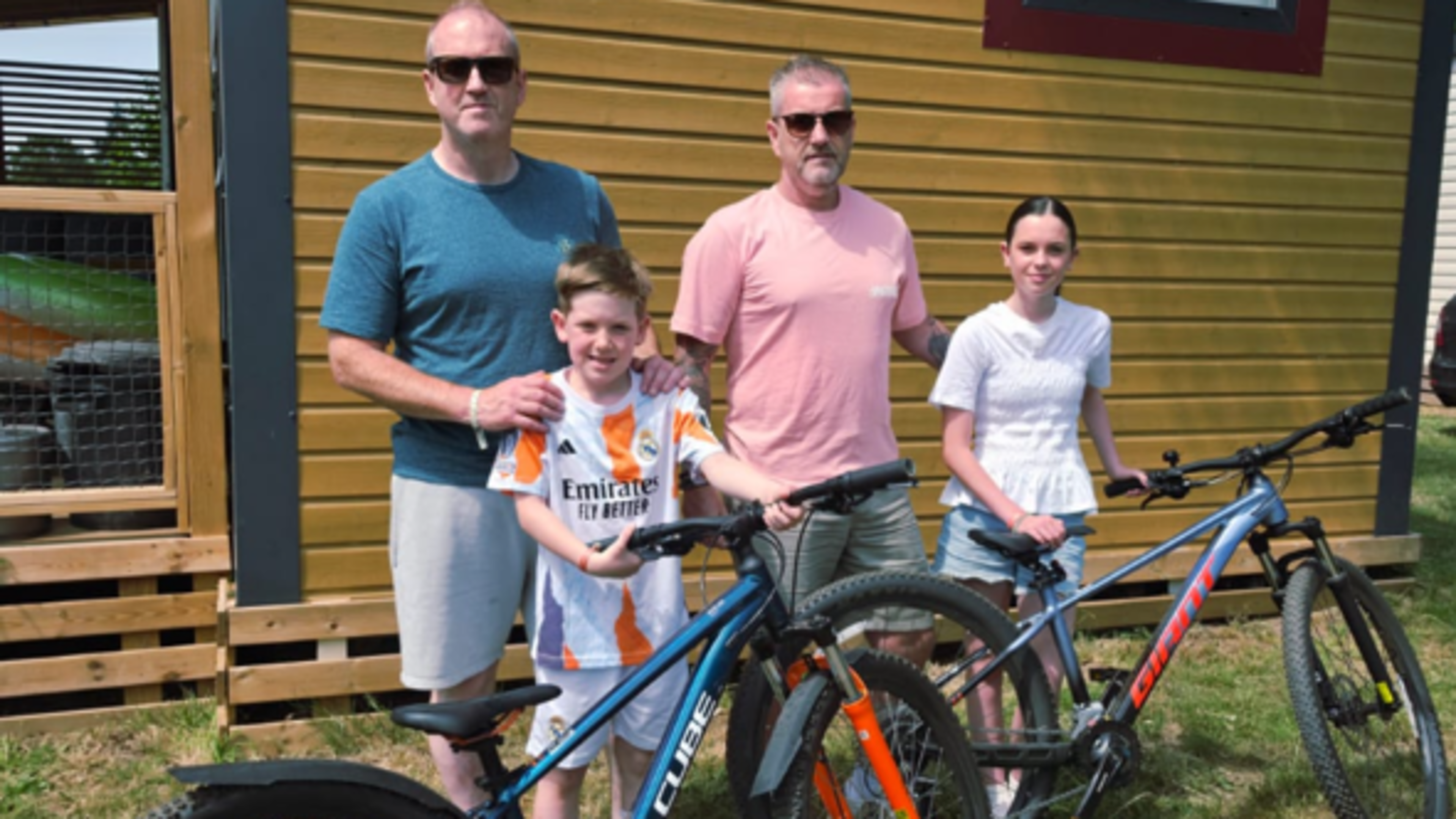 Bothers track down thieves who stole their kids’ bikes at holiday park  
