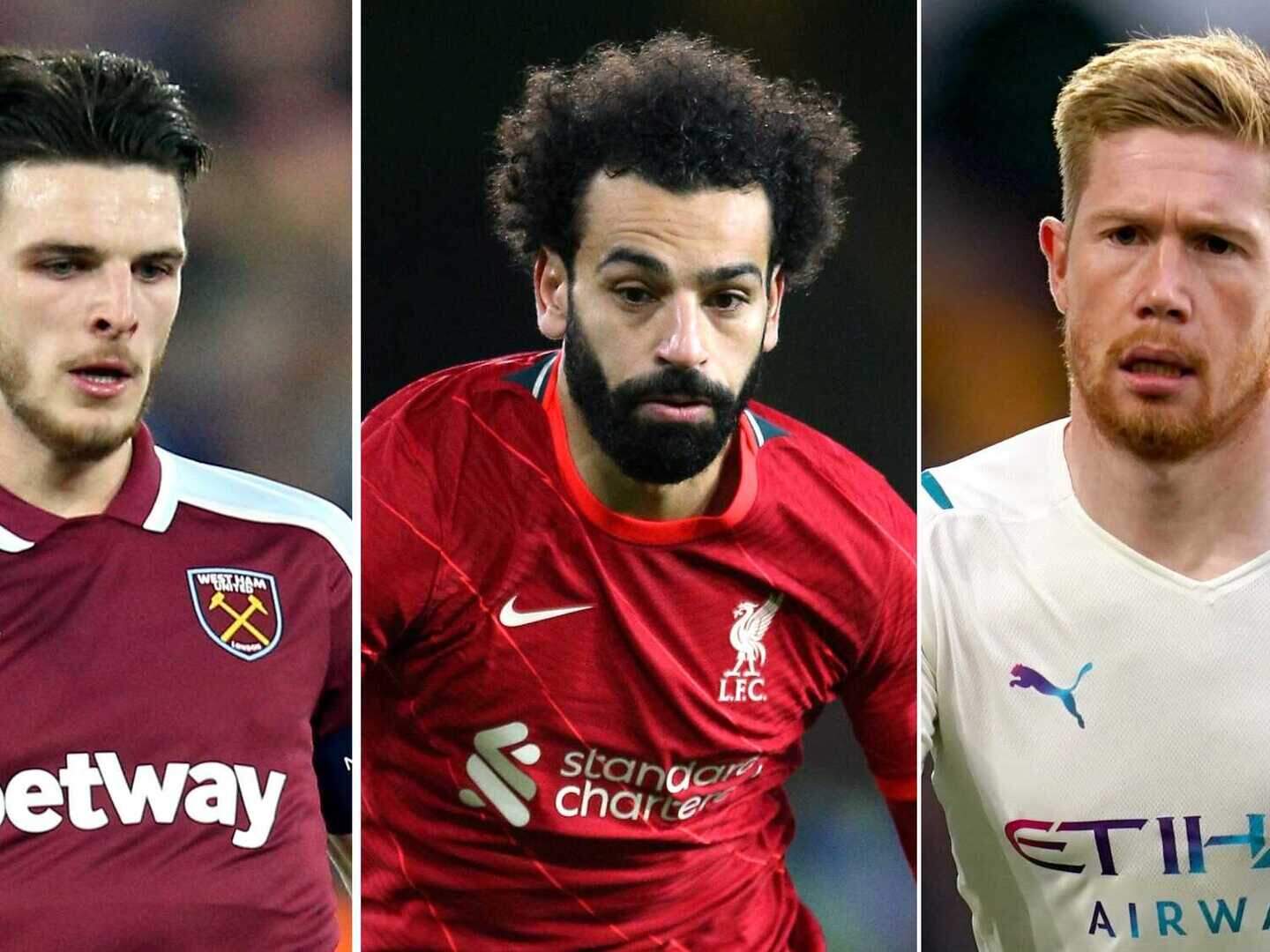 Premier League team of the season: Salah, De Bruyne and Rice make best ...