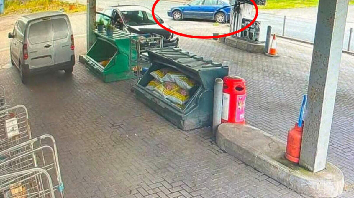 Masked gunman leaves staff ‘shaken' after broad daylight filling station raid near border