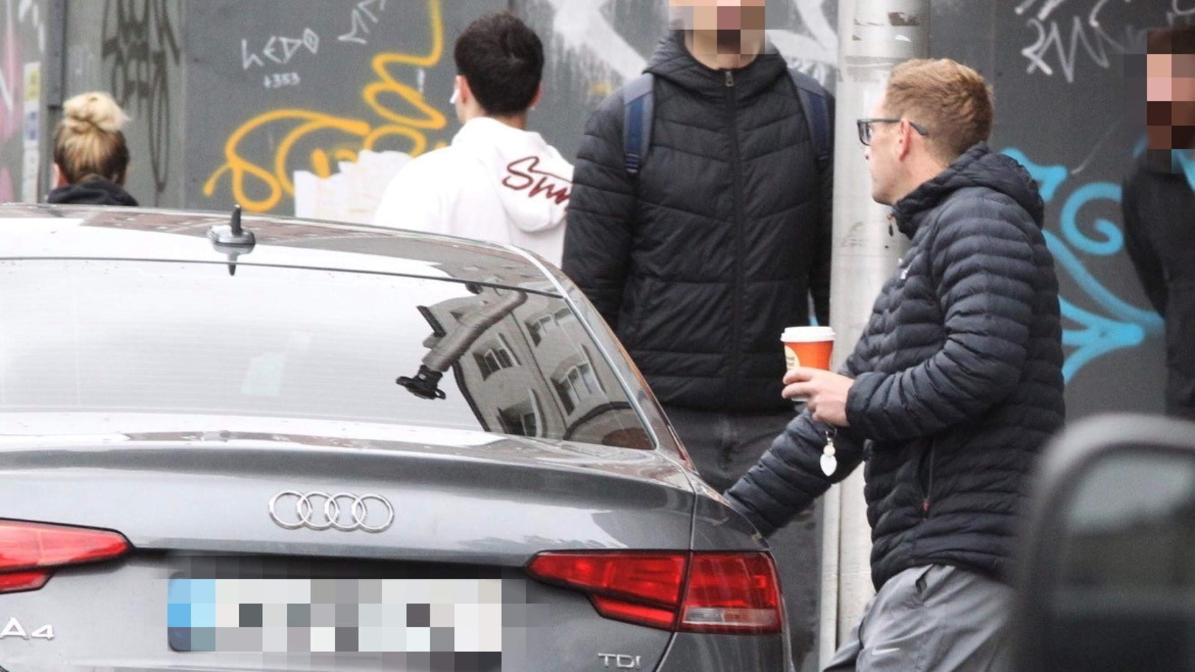 Derek ‘Del Boy’ Hutch pictured getting back behind the wheel after crash conviction