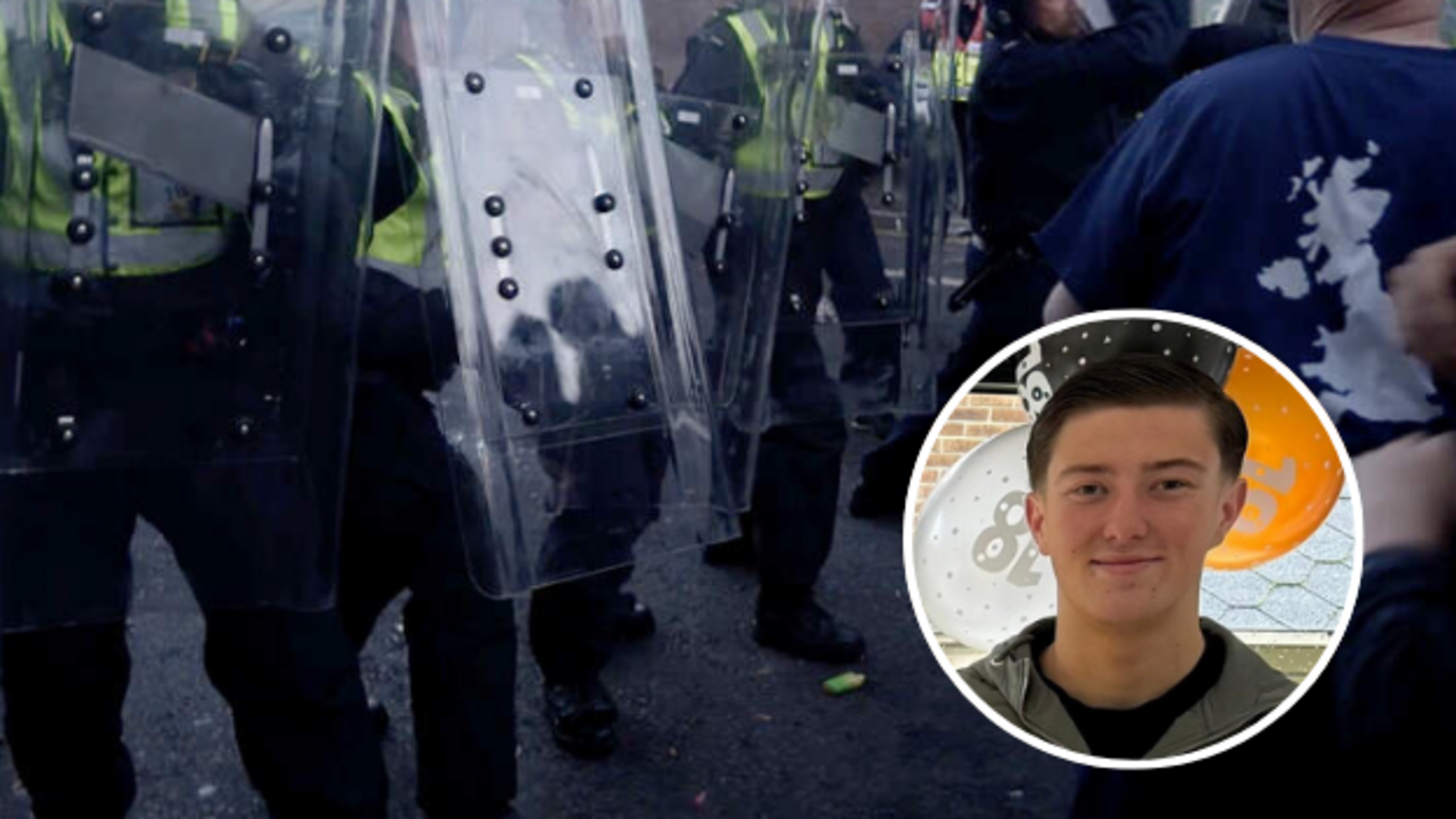 Protesters chant ‘I can’t breathe’ as they clash with cops over Henry Nowak murder