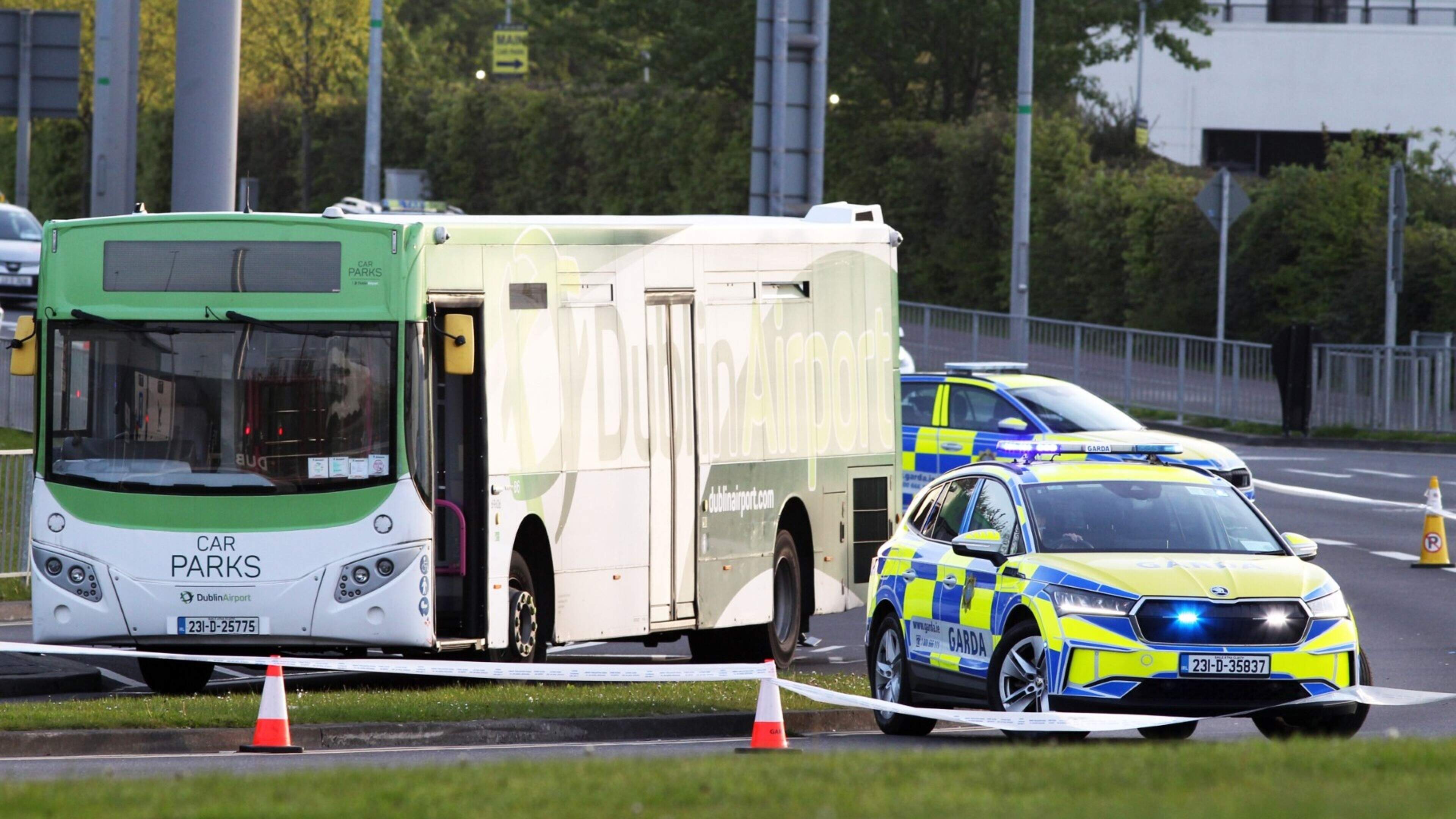 Gardaí appeal as man dies at Dublin Airport after being struck by shuttle bus