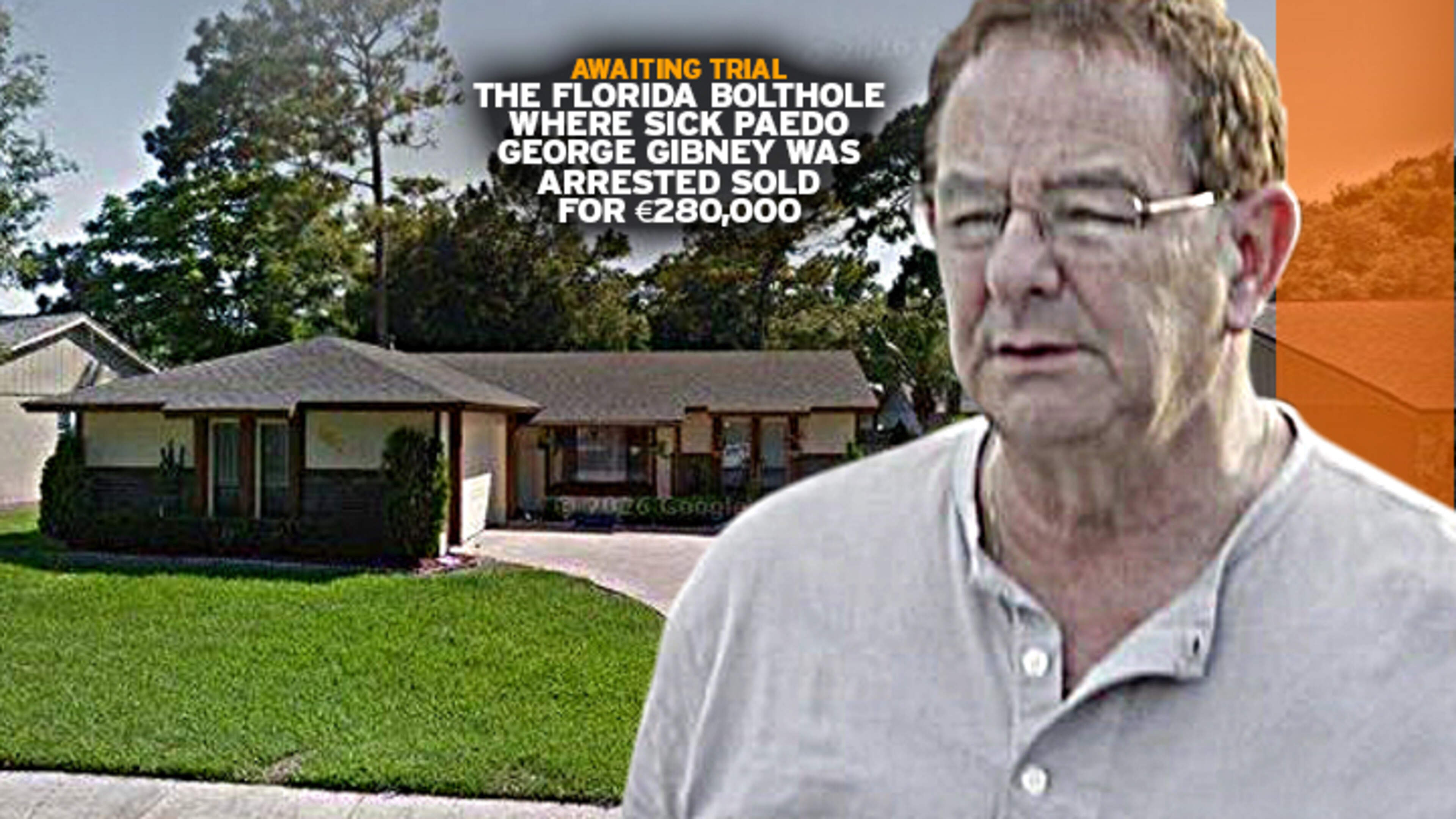 How paedo swim coach George Gibney’s Florida bolthole was sold while he awaited trial