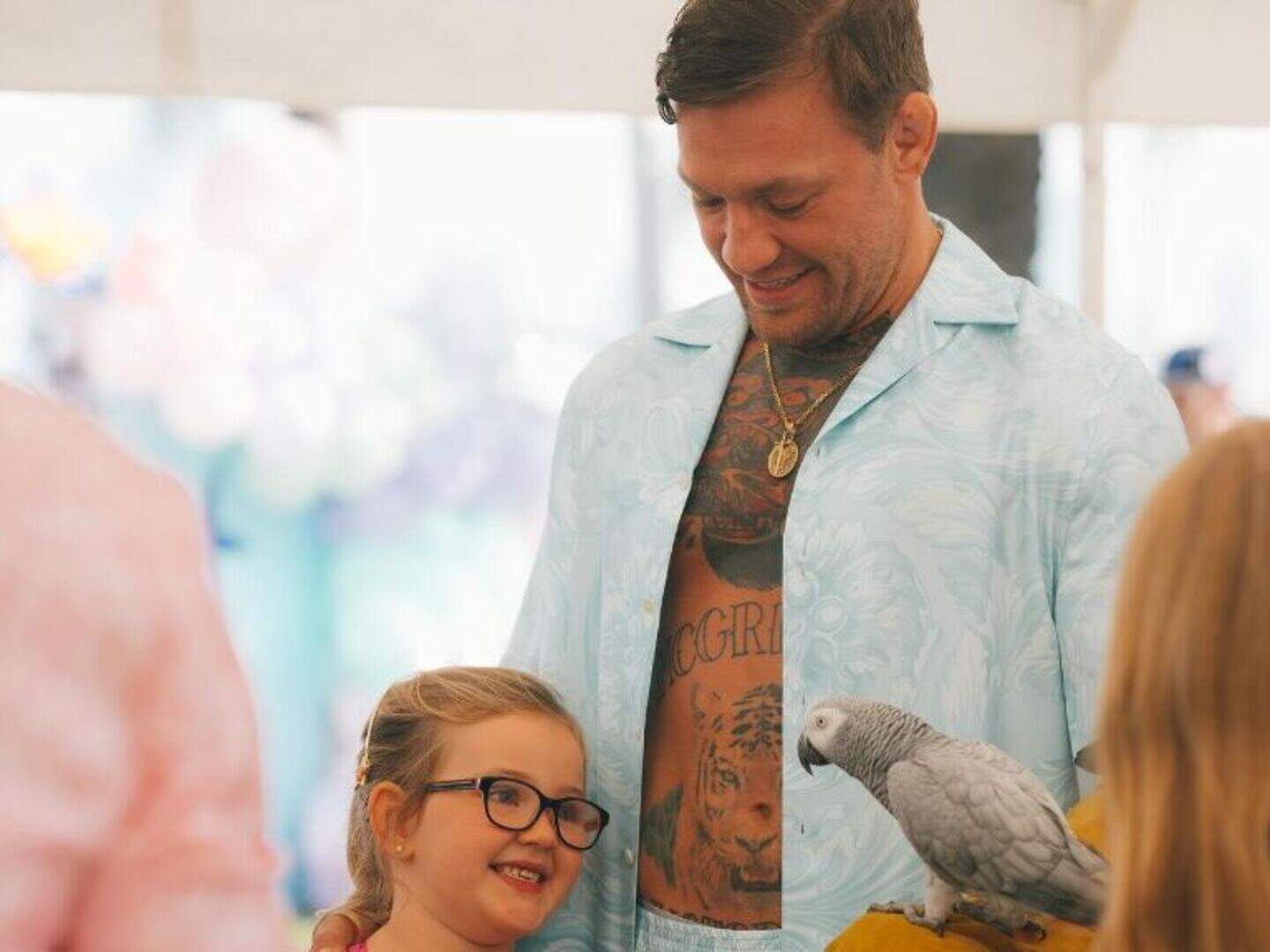 UFC star Conor McGregor and family celebrate daughter Croía's birthday ...