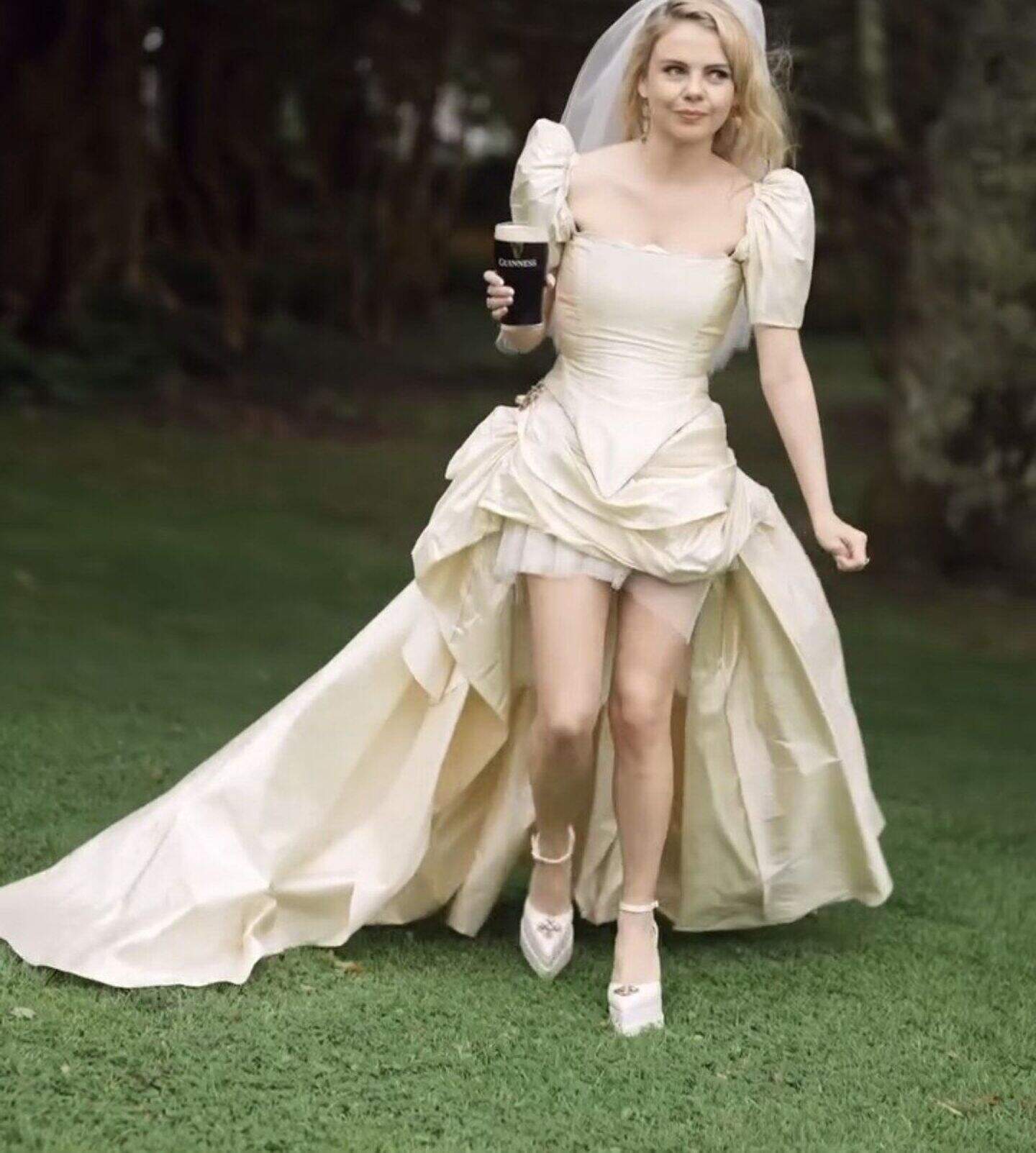 saoirse monica jackson wedding dress designer Saoirse Monica Jackson: See photos as Derry Girls star gets married at  stunning Kerry venue
