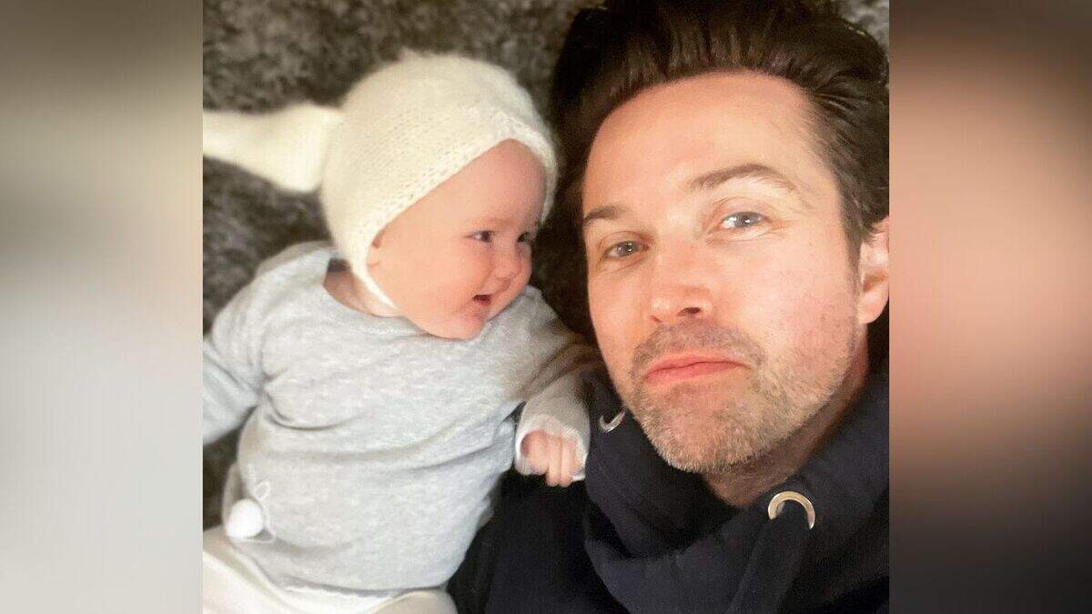 Kin star Emmett J Scanlan shares rare snap of baby girl to mark first ...