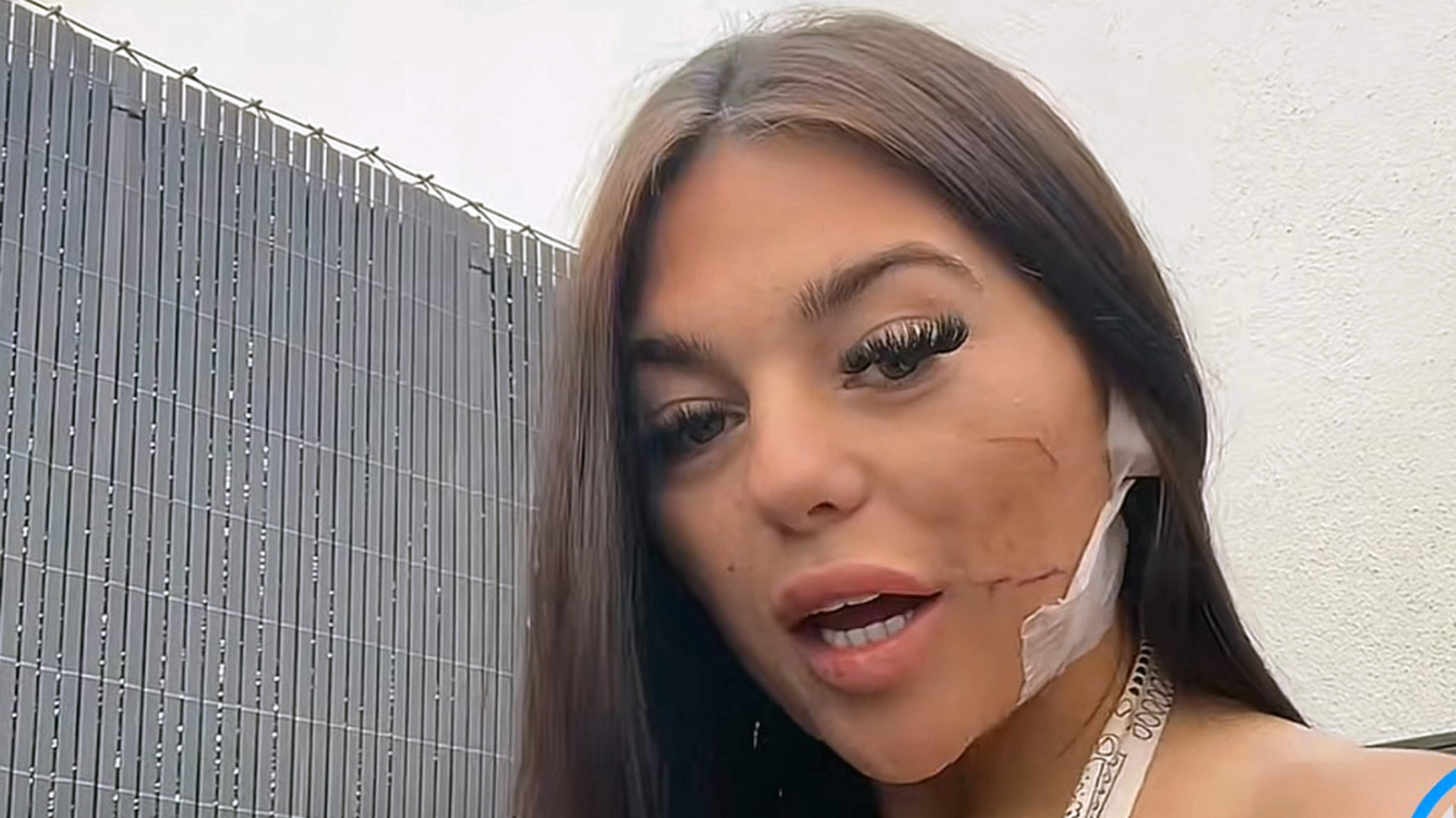 Wife of John George murder suspect slaps down trolls claiming she slashed her own face