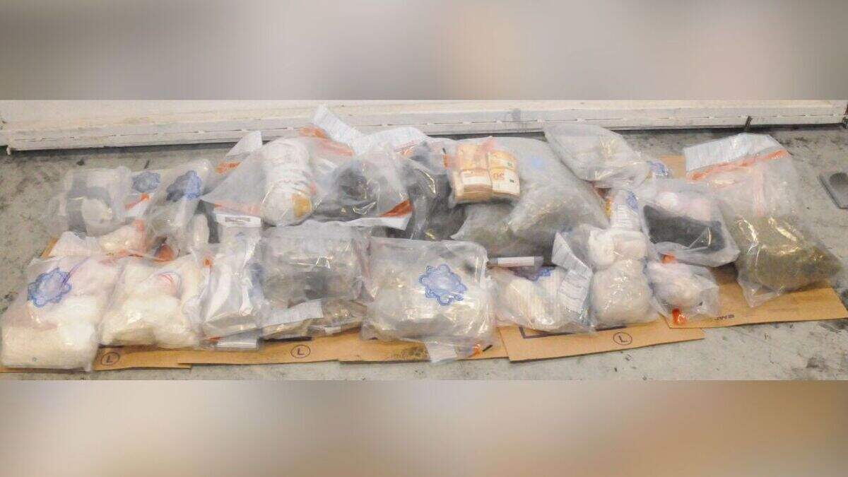 Gardaí arrest two after seizing drugs worth over €1.1m in Dublin ...