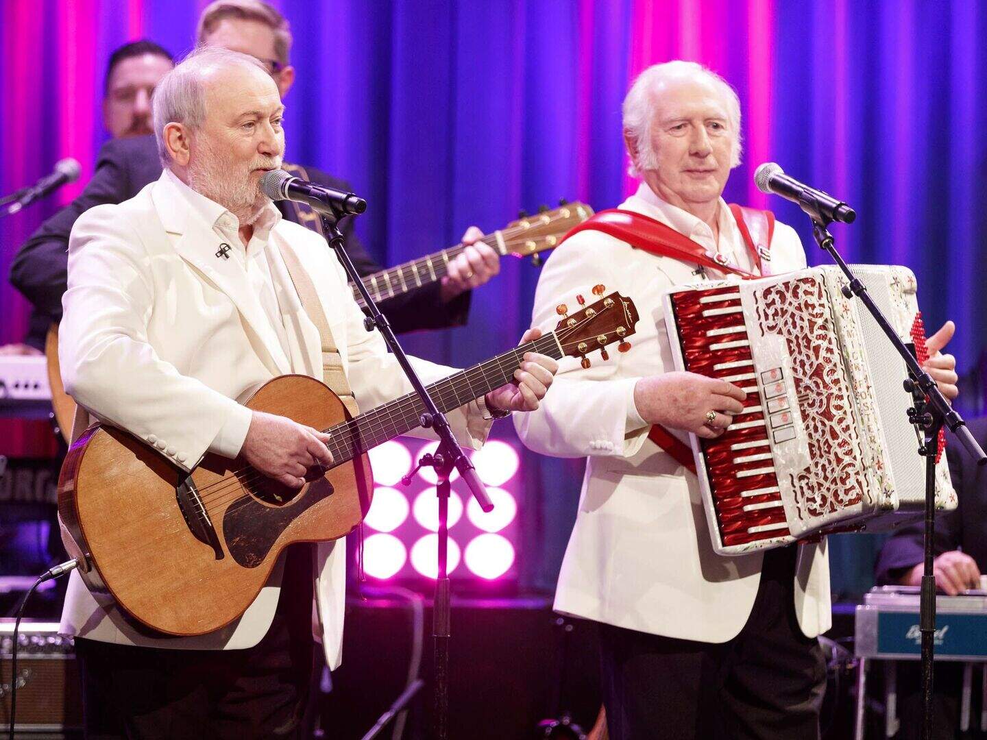 Non-verbal man celebrates his new single with Irish folk legends Foster ...