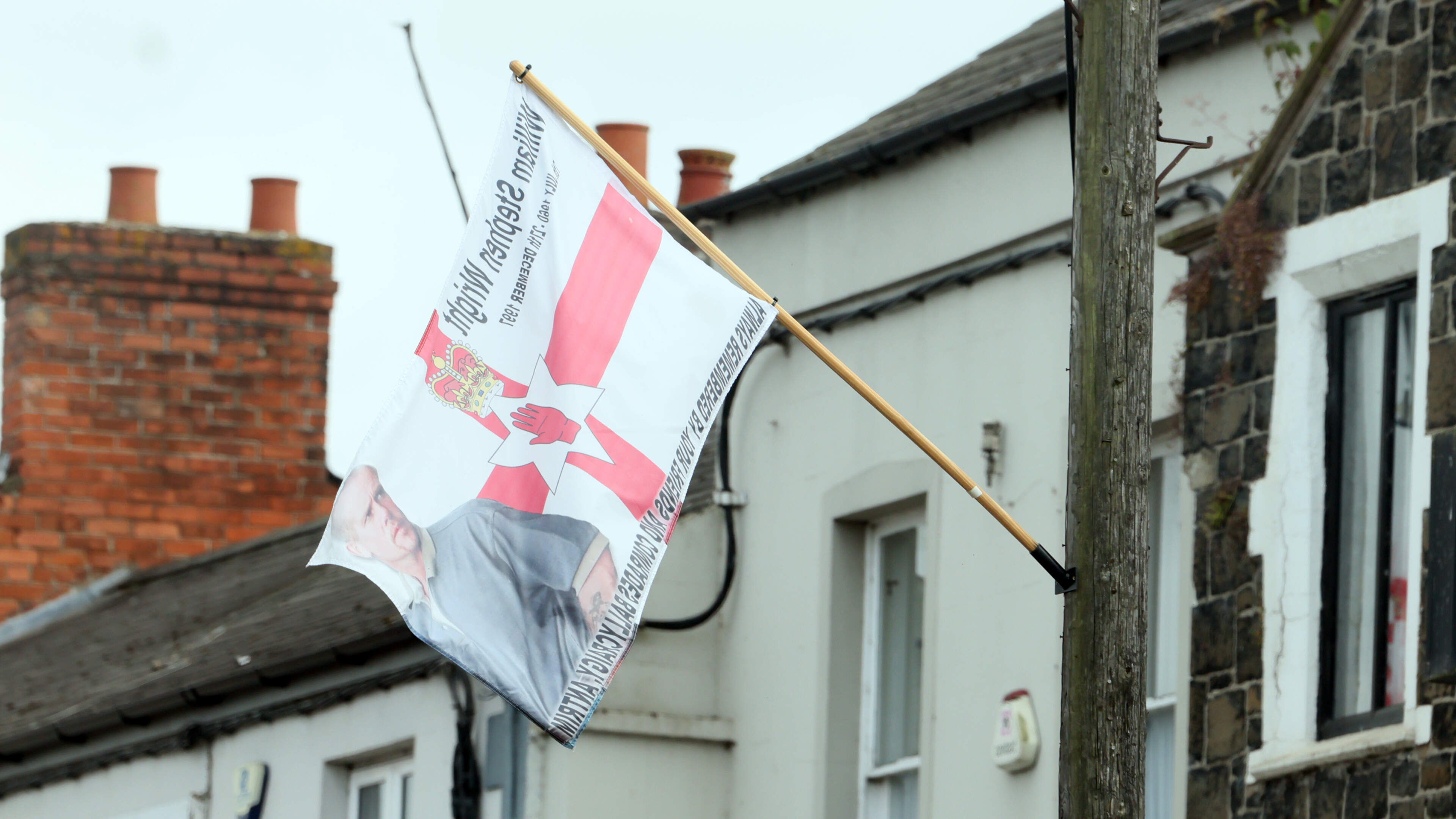 Resurgence of terror gang feared after flag of murdered Loyalist leader flown in town centre