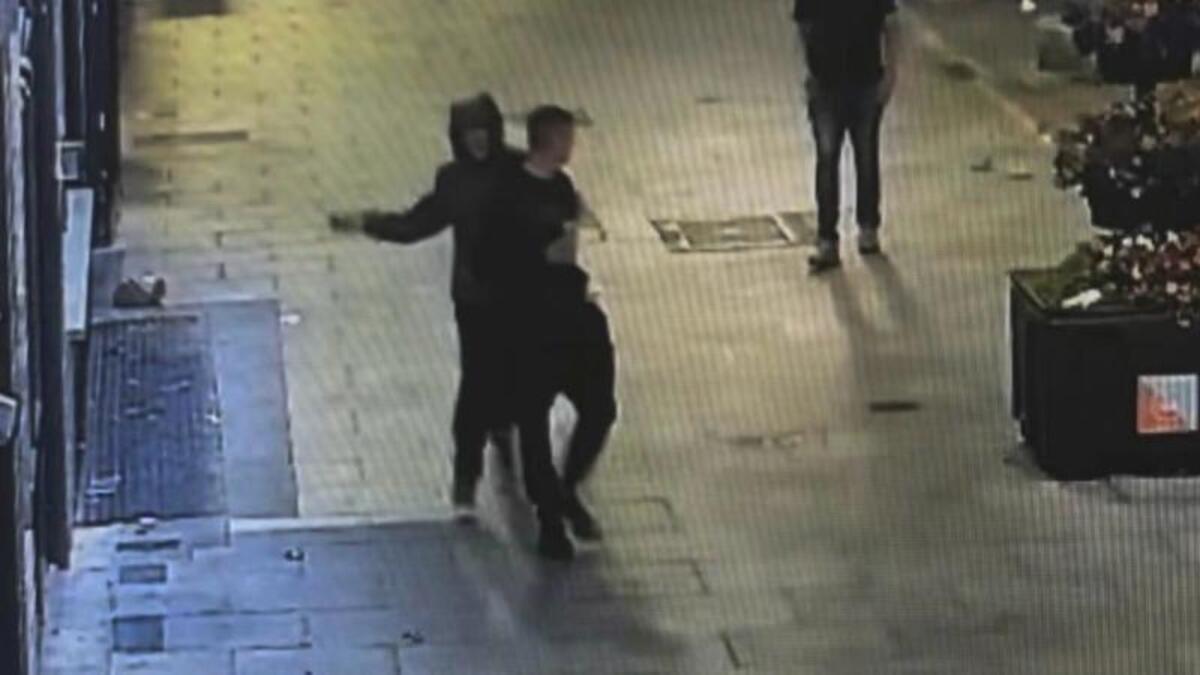 E-bike thug launches surprise attack on bystander on Dublin's Talbot Street