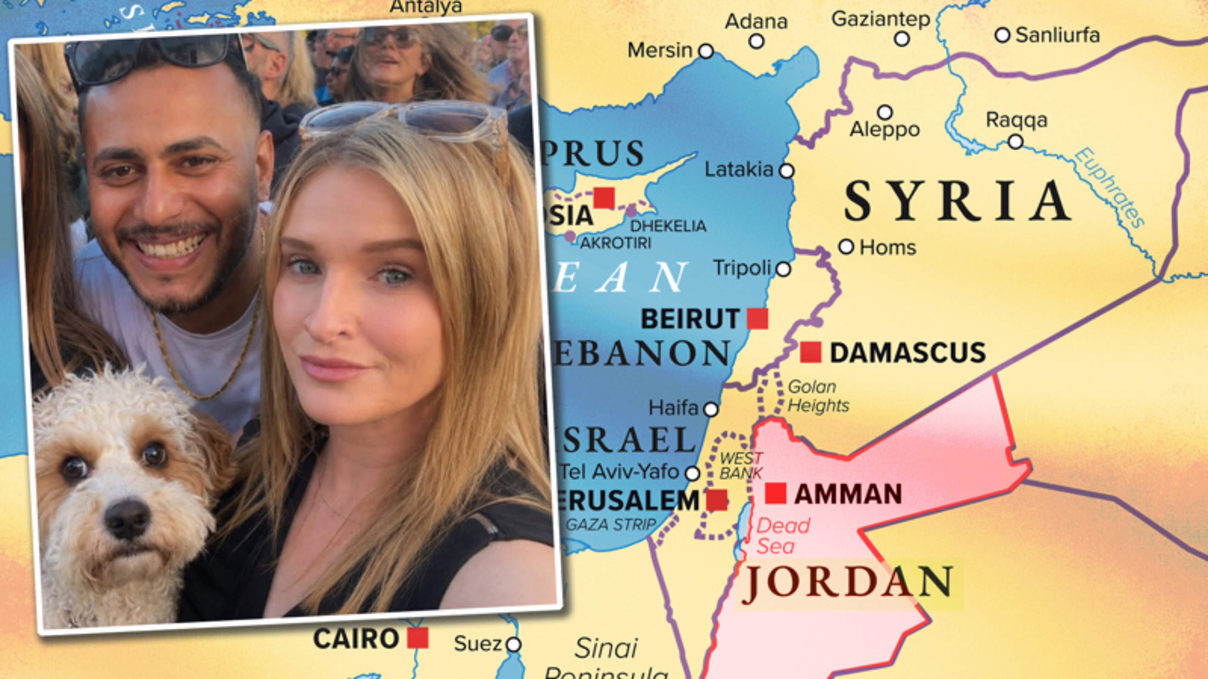 Boyfriend of mother-of-one Jamey Carney can be detained for initial period of 15 days in Jordan