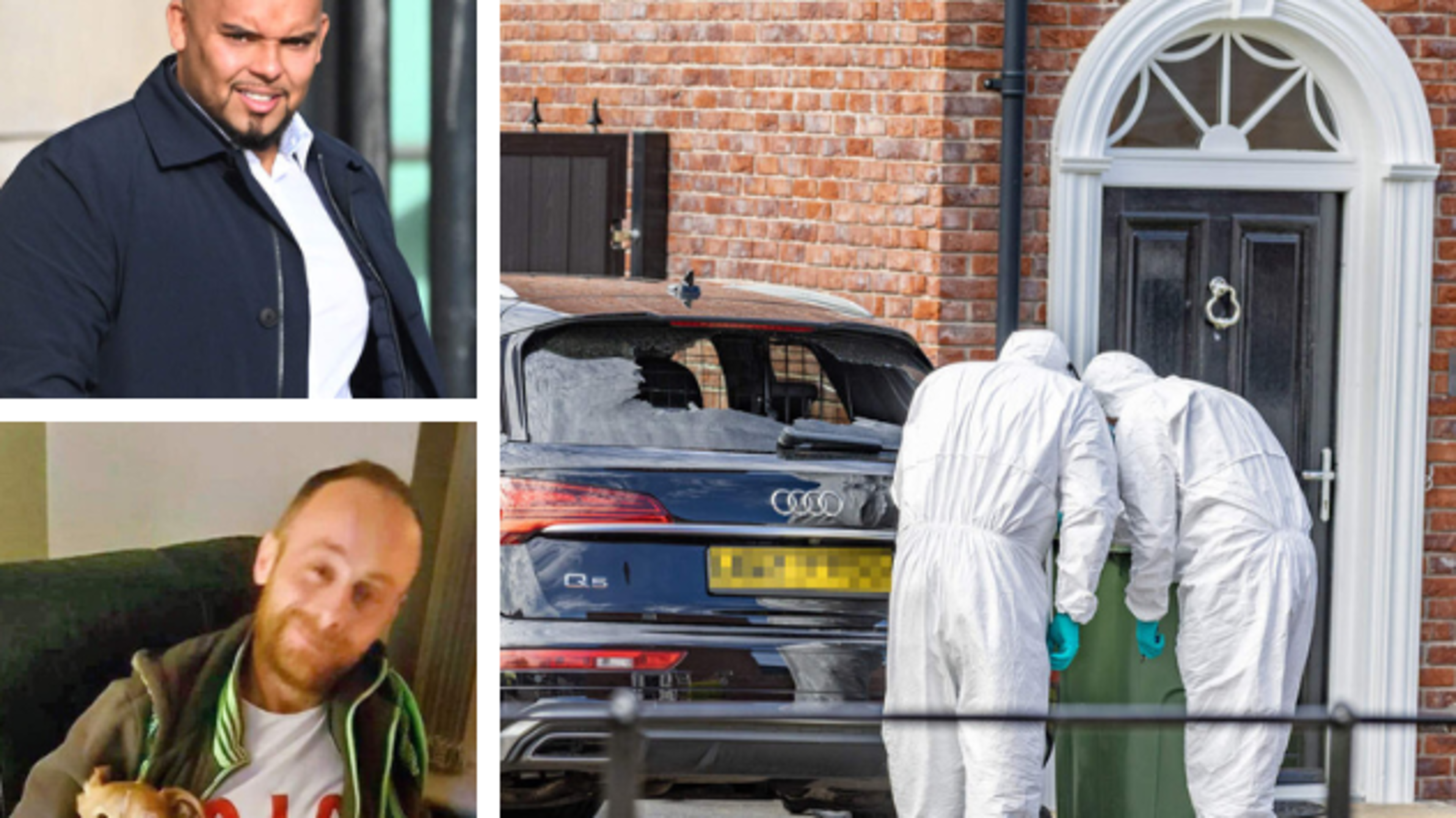 Home of death driver who killed man and dog in hit-and-run shot up by masked gunmen