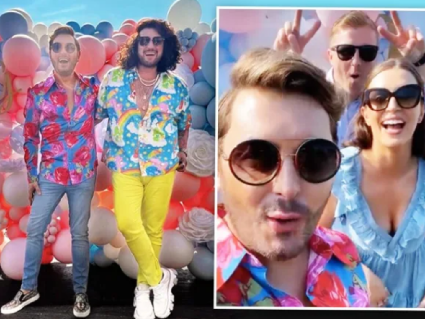 Brian Dowling and Arthur Gourounlian enjoy baby shower ahead of tot's ...