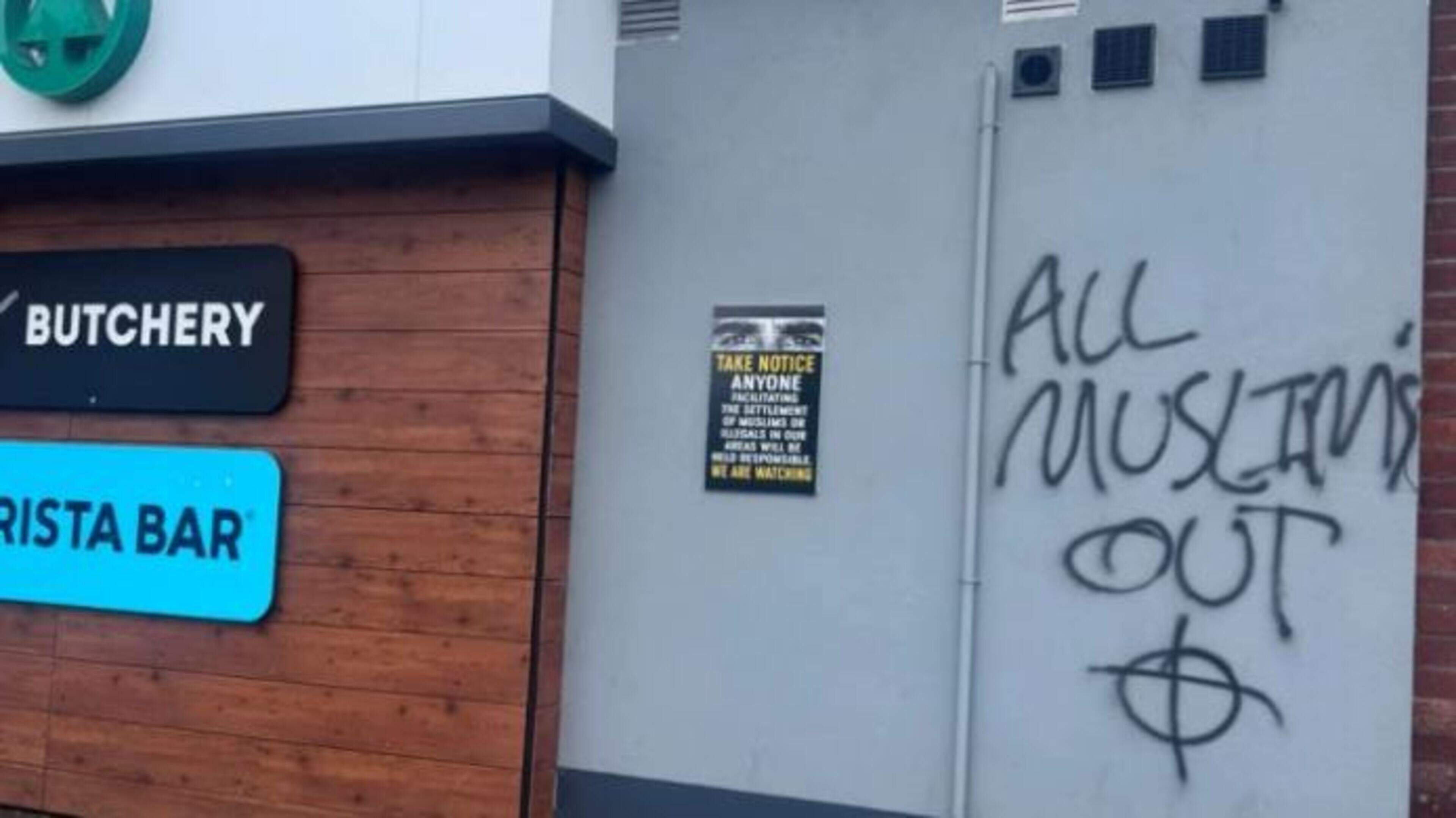 Young teenager ‘sprayed racist graffiti on shop after pressure from UDA’