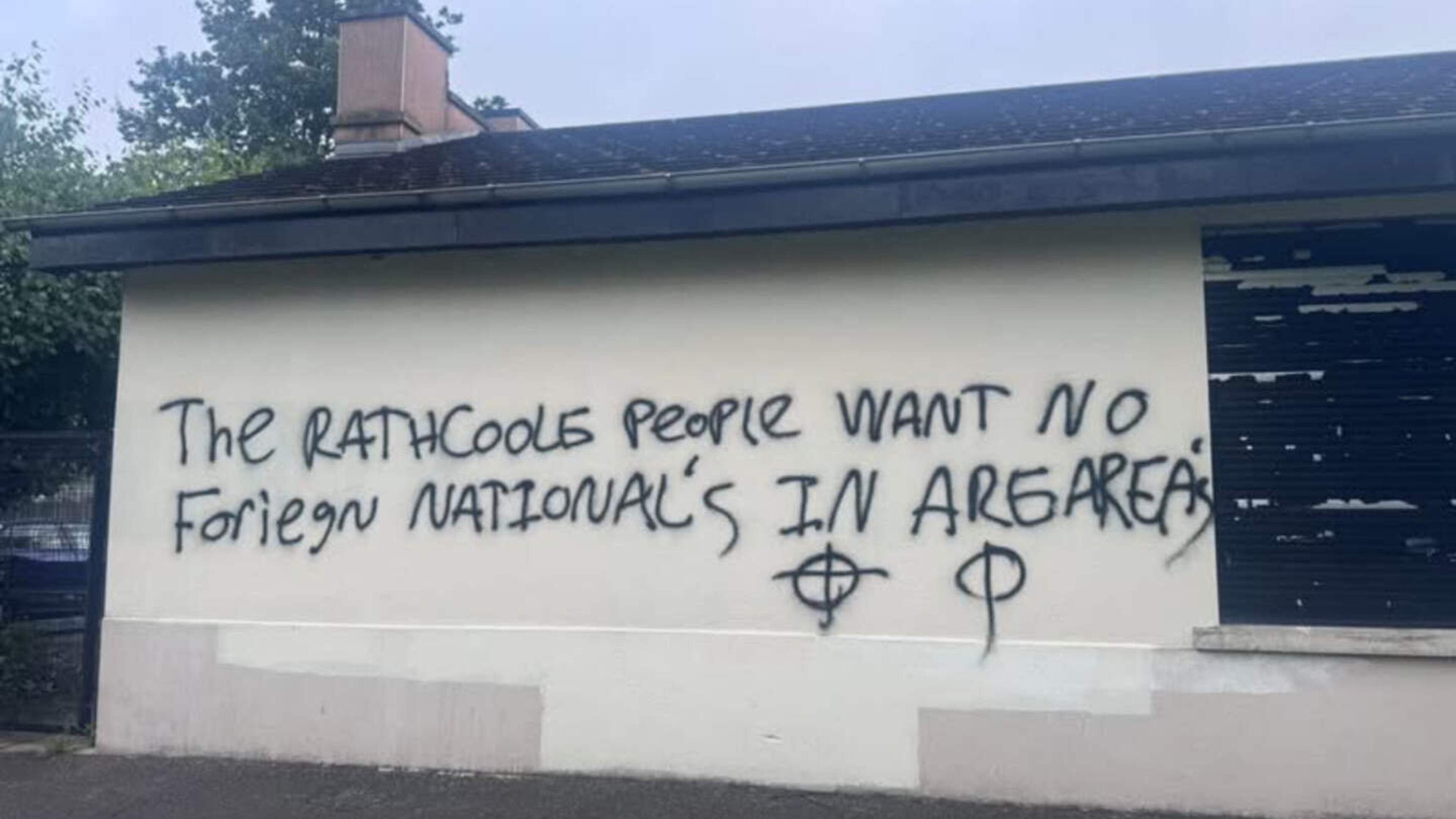 Paramilitary expert blasts racist graffiti in estate where he was raised