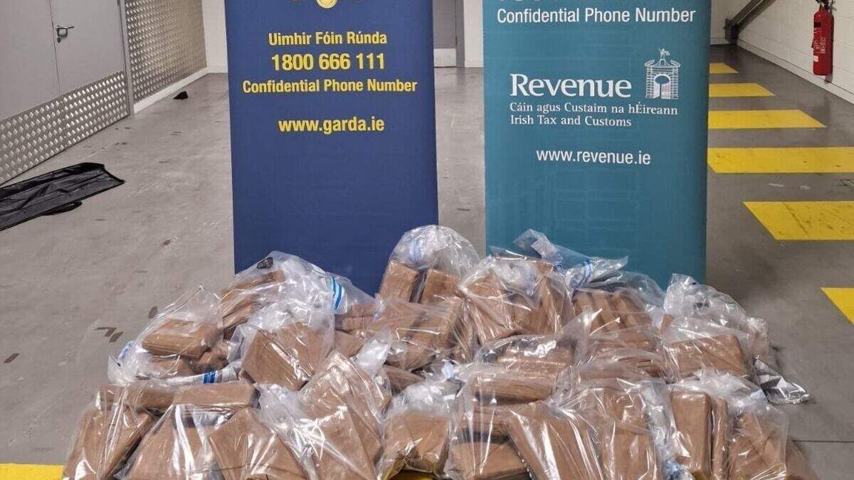 Two men arrested over €7.2m cocaine seizure at Rosslare Europort in ...