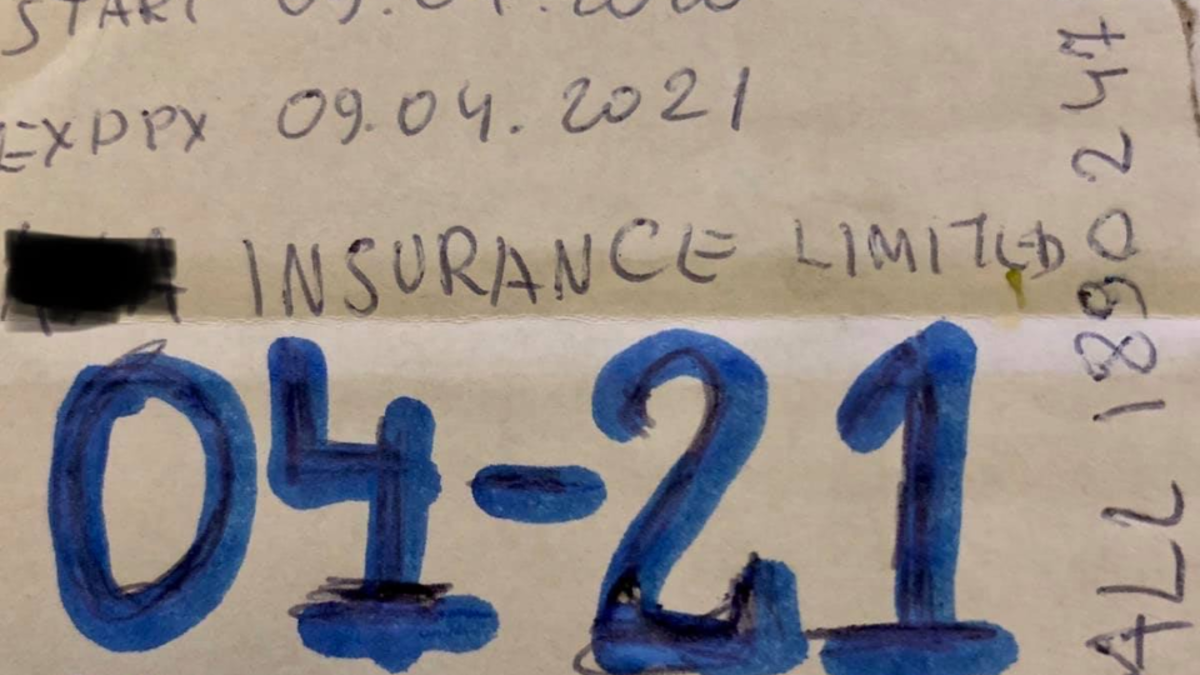 Gardai wish driver who made homemade insurance disc a 'happy ...
