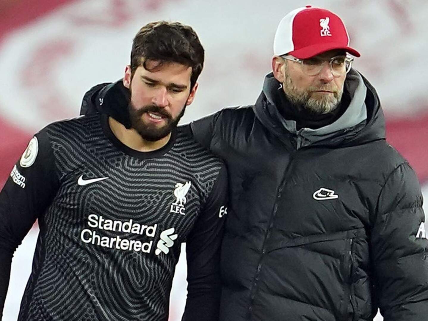 Jurgen Klopp speaks to Alisson about the keeper’s ‘killer’ mistakes ...