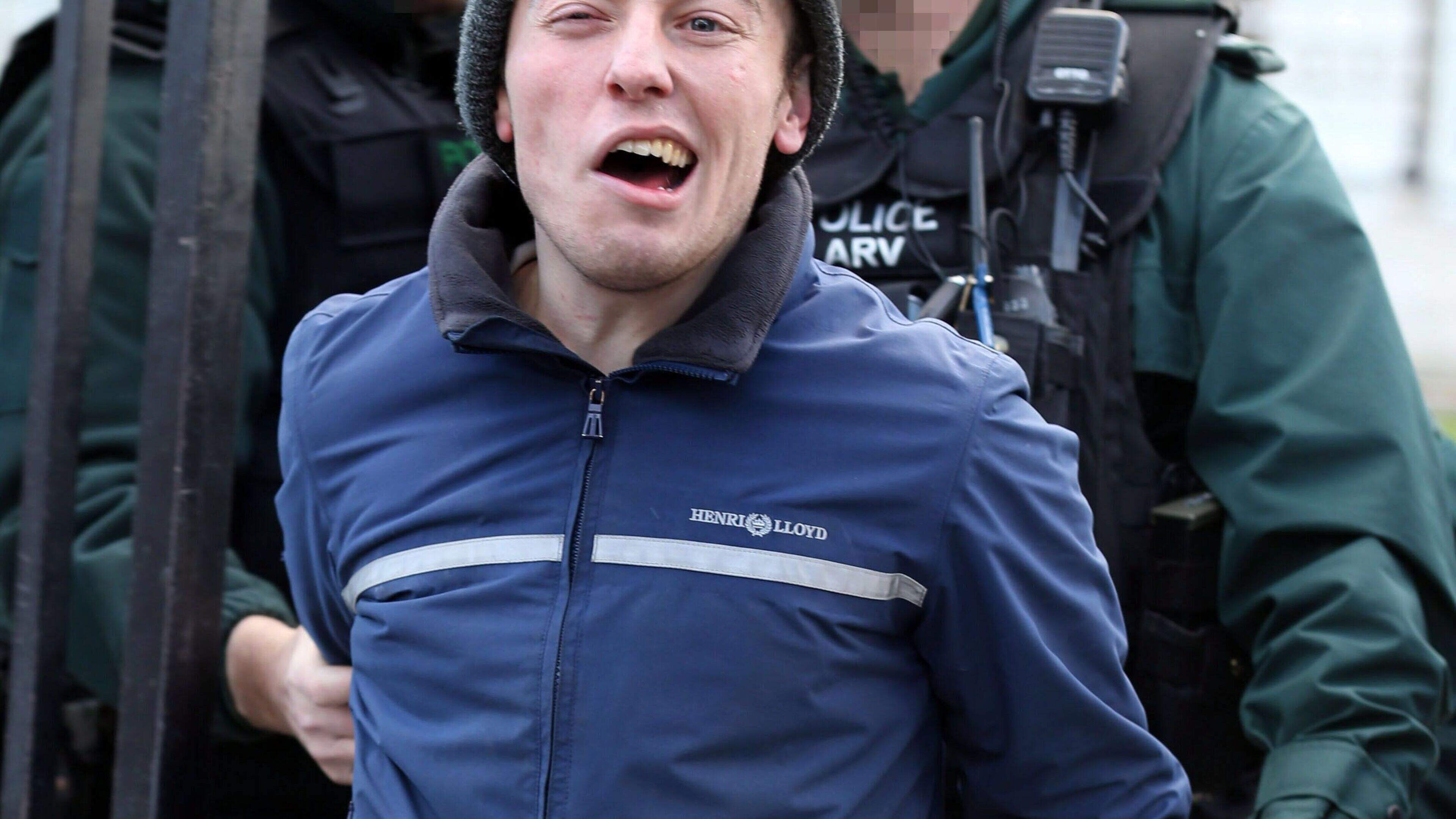 Ex-flag protester ‘assaulted terminally ill dad and threw his walking frame into the street’