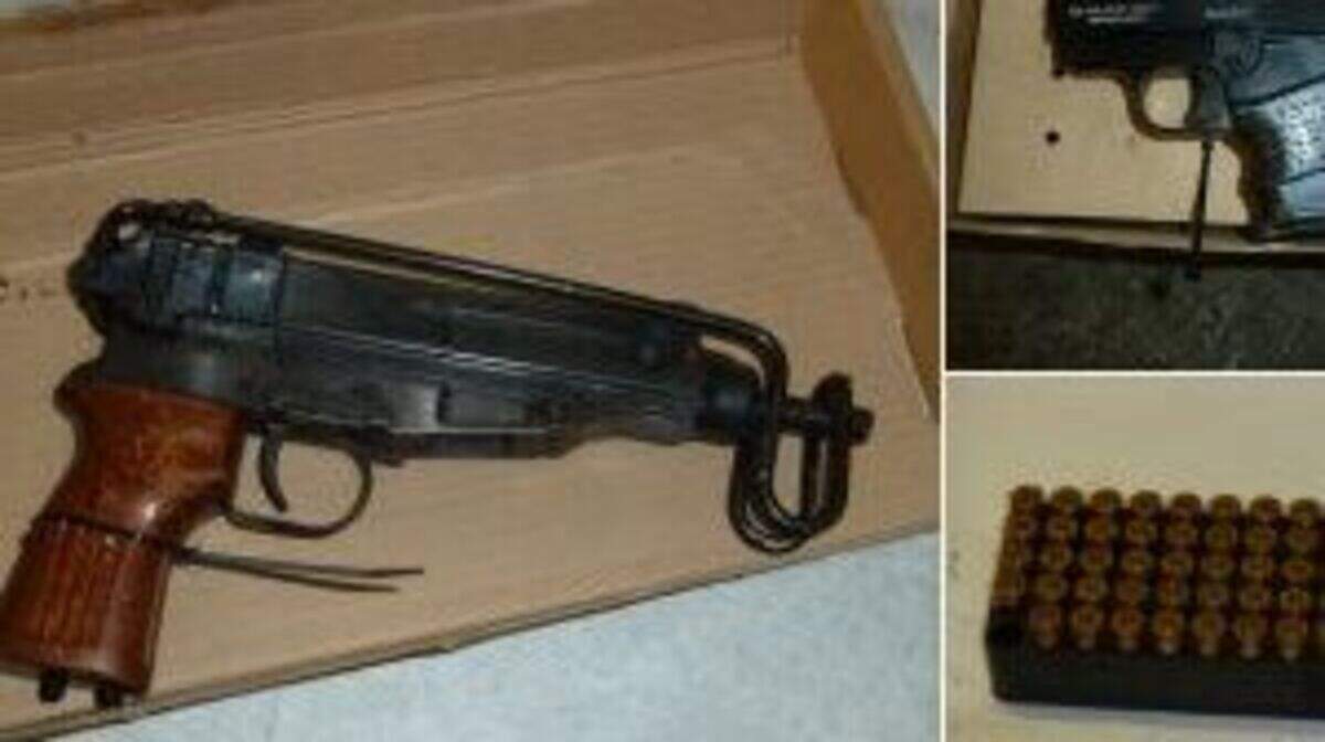 Police seize Skorpions, submachine gun and pistols destined for ...