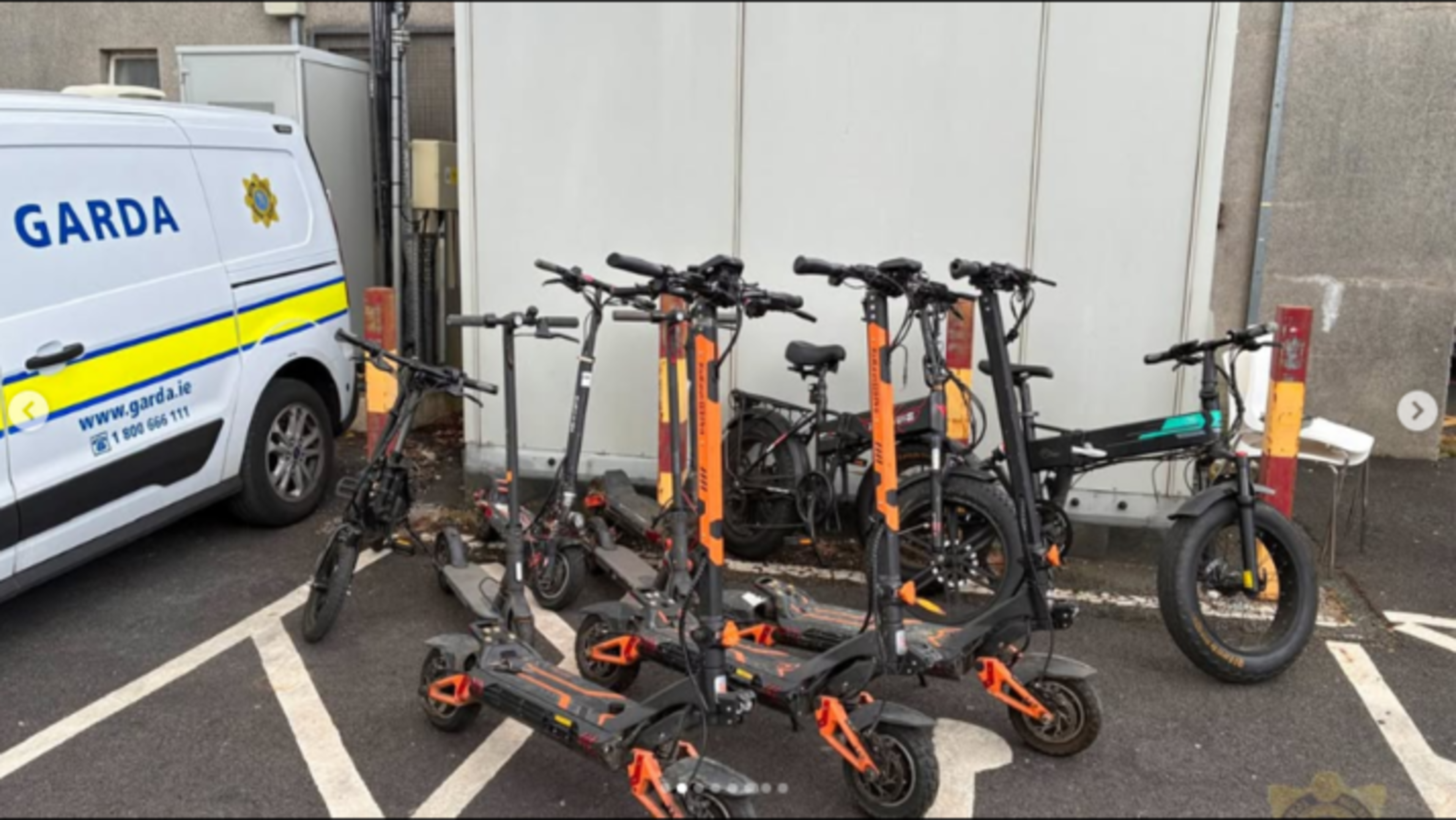 Gardaí seize more than 20 e-scooters, bikes and motorcycles in series of raids