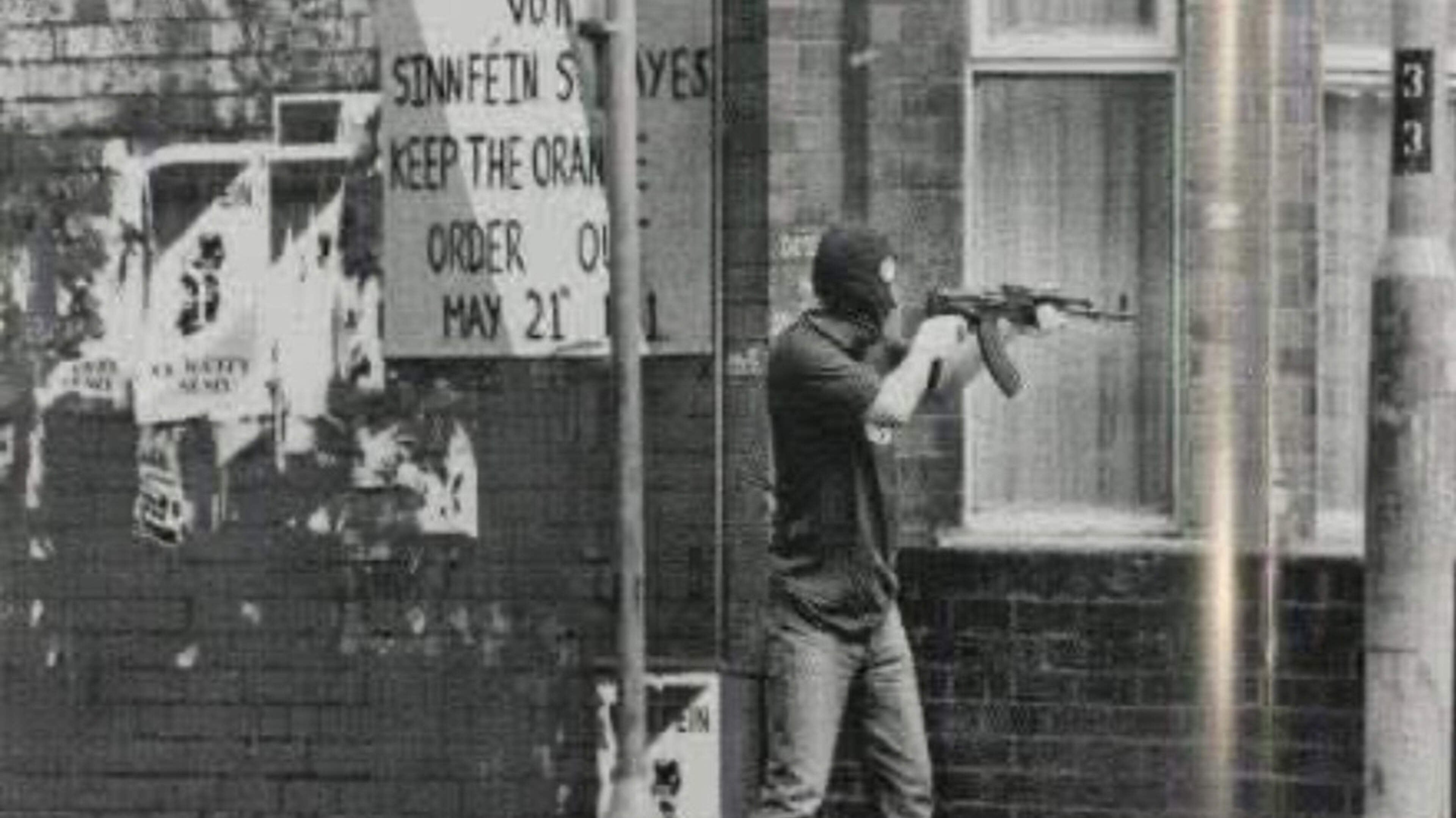 New tribute to ‘popular’ IRA gunman appears at spot where he fired rifle at police