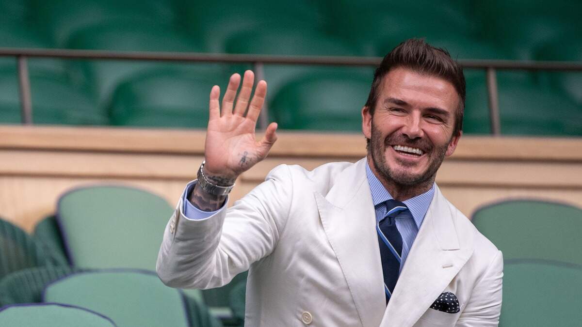 David Beckham at centre court on day 11 of Wimbledon | Crime World