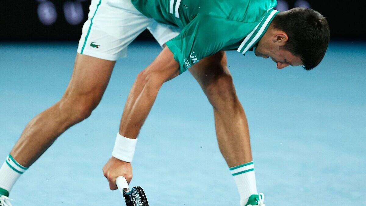 WATCH: Novak Djokovic's epic racket smash at the Australian Open ...