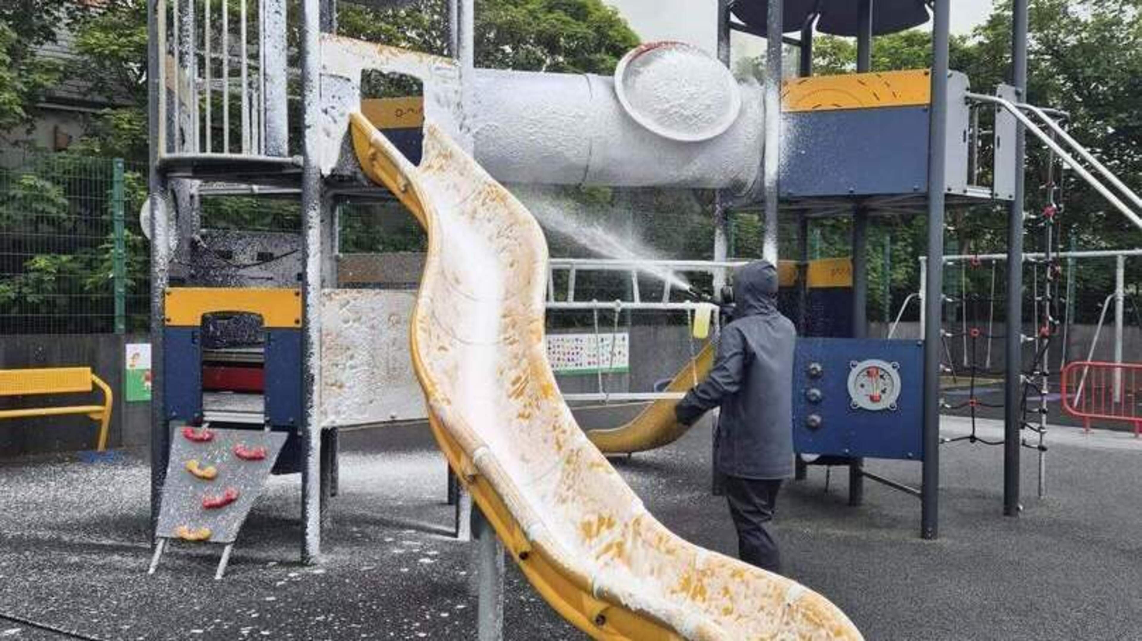 Community disgusted after youths defecate and urinate on playground equipment